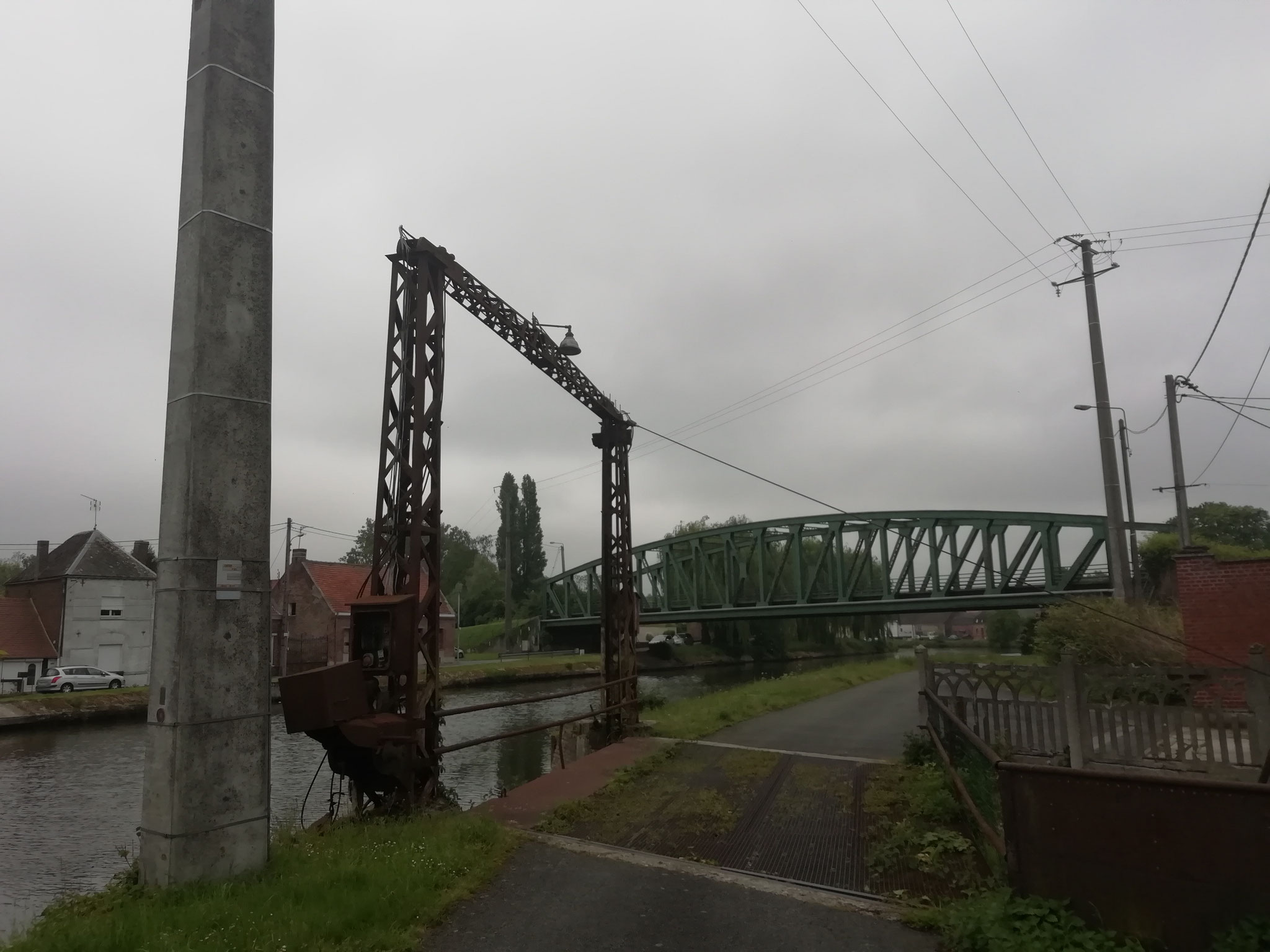 chantier Dru et son portique