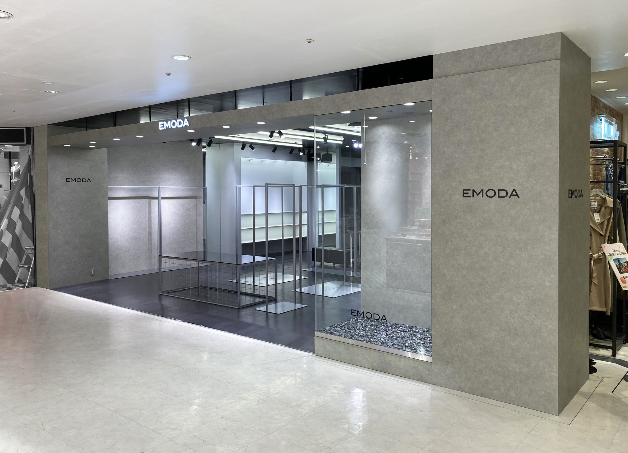EMODA 広島パルコ店様【改装／施工】