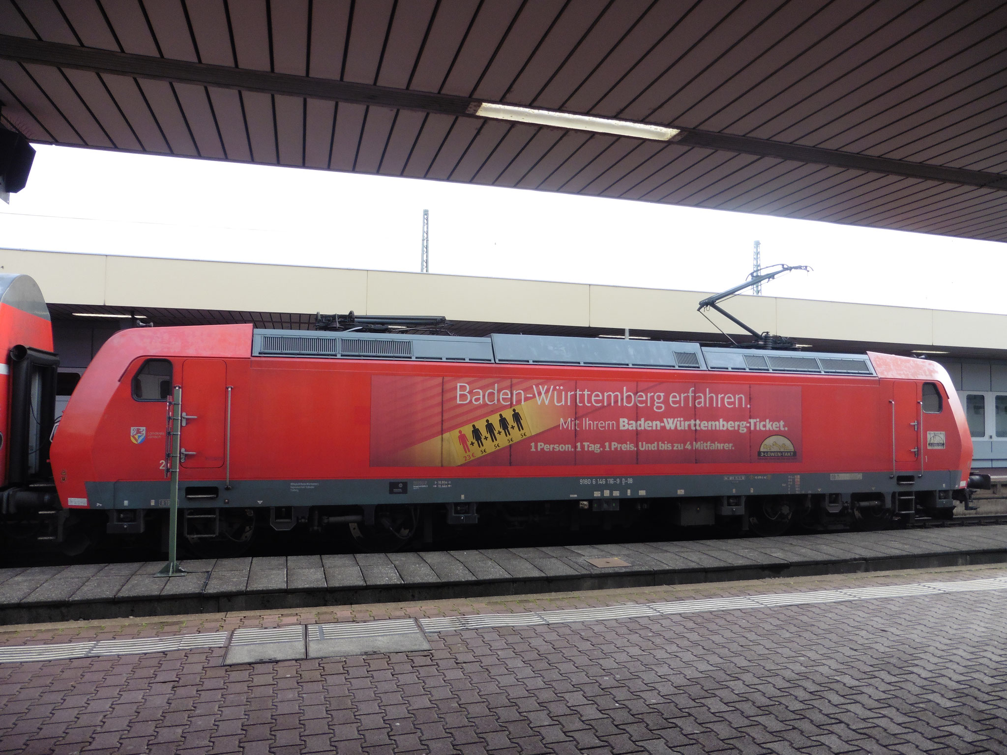 146 116 in Basel badischer Bahnhof am 09.11.2016 von Ingo Weidler