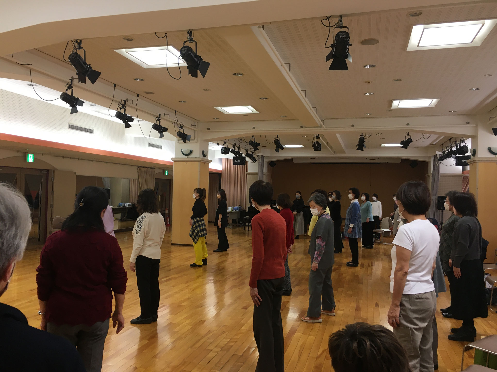 講習中の一コマ