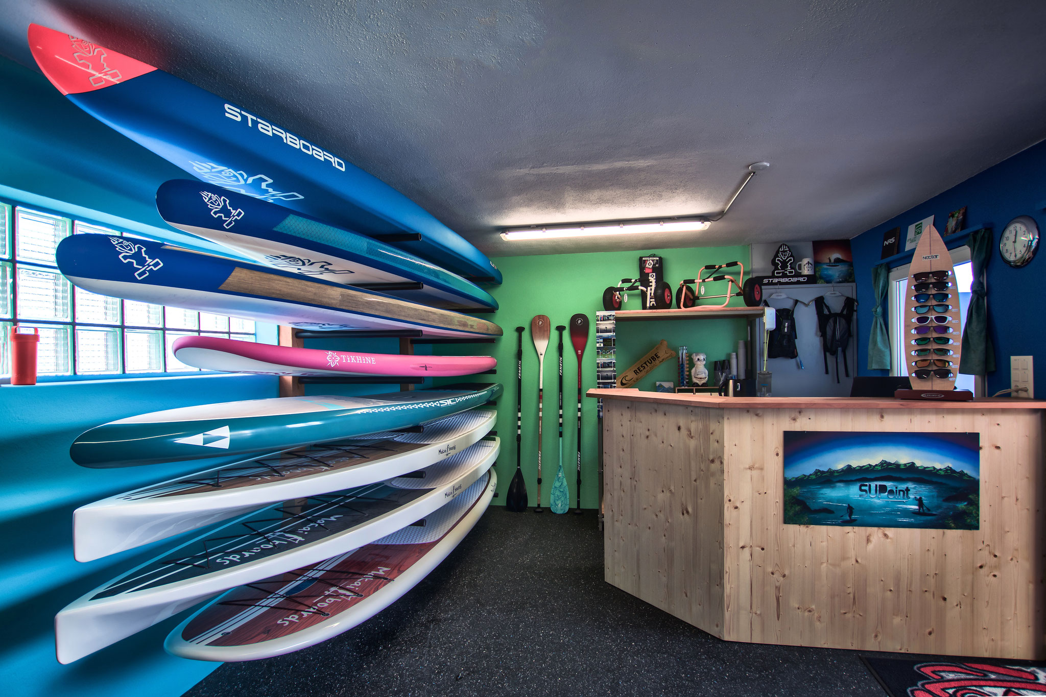 SUP Shop im SUPoint Buochs