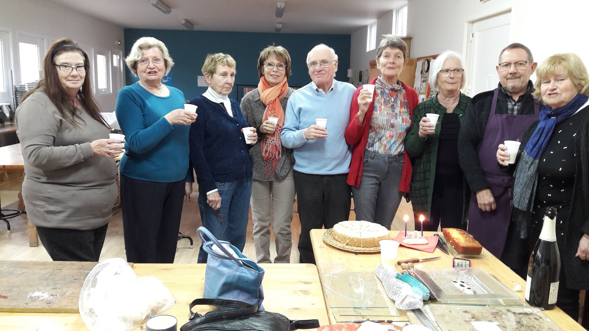 L'anniversaire d'Agnès fêté dans la bonne humeur