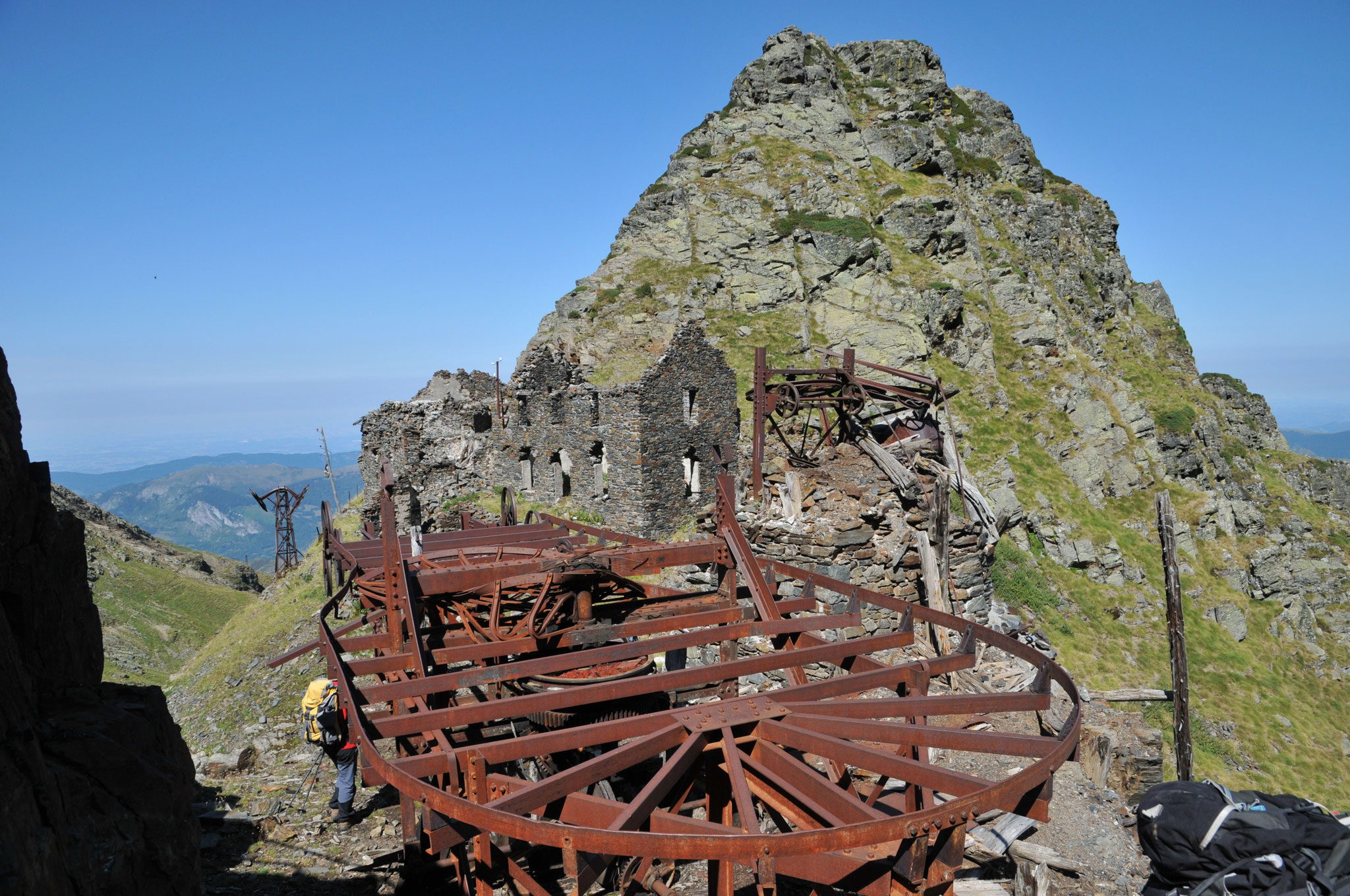 Arrivée du monocâble aux baraques de Bulard
