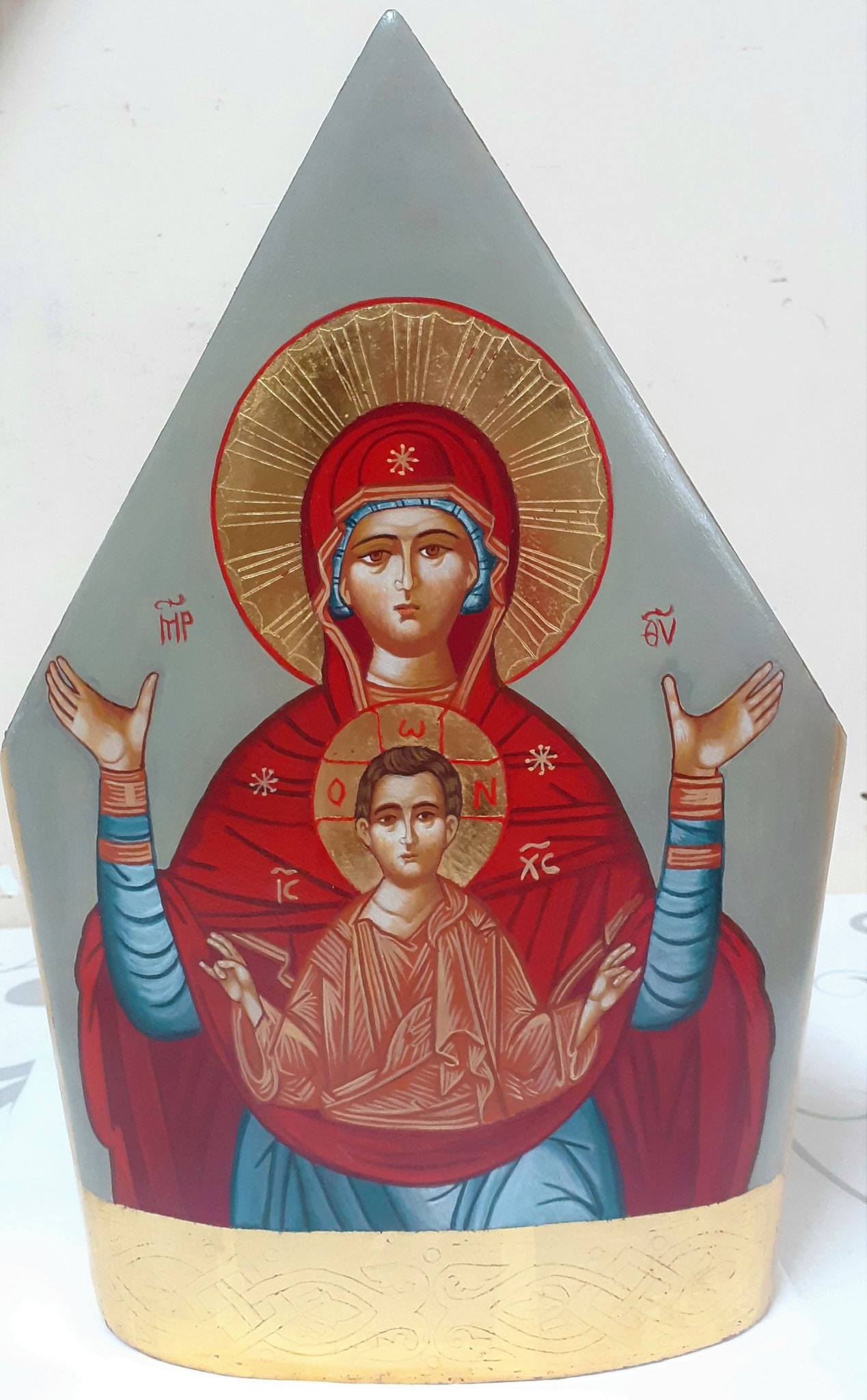 PARTE DE ATRAS DE LA ANTERIOR CON LA VIRGEN DEL SIGNO