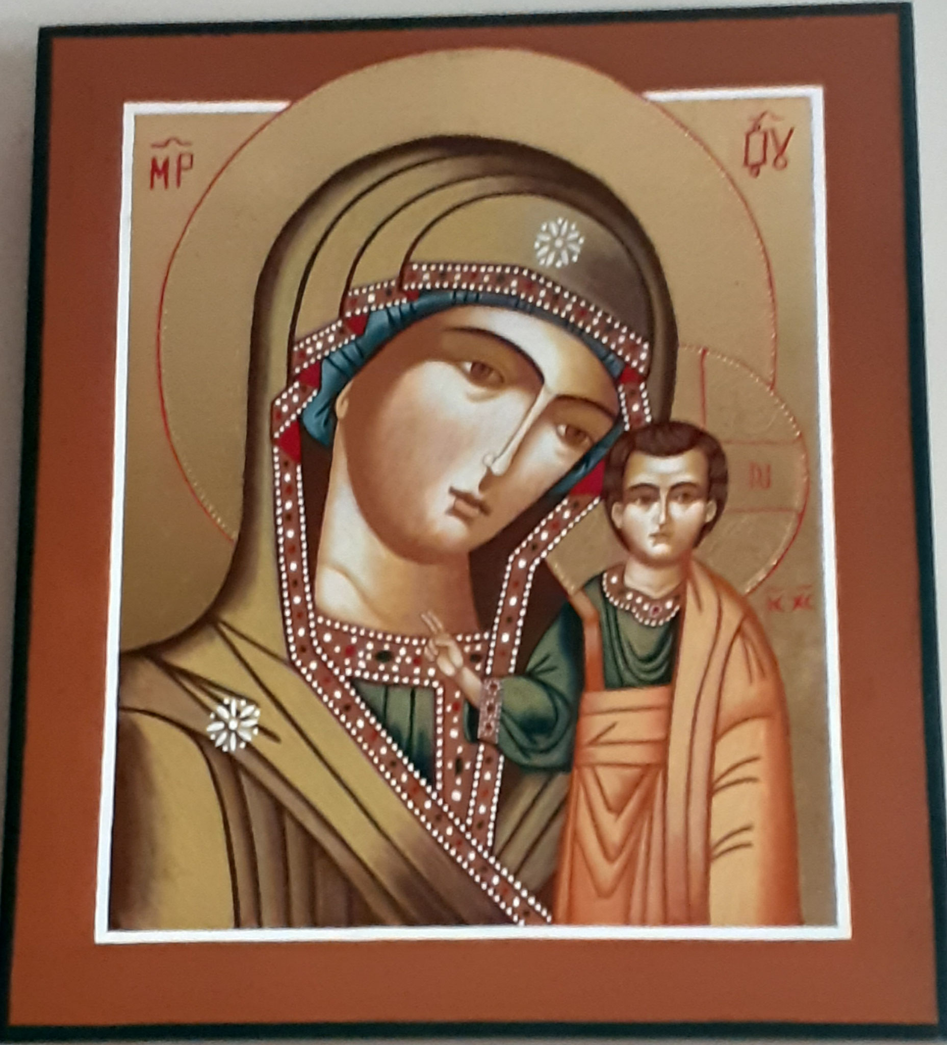 VIRGEN DE KAZAN  30 X 25   500 €