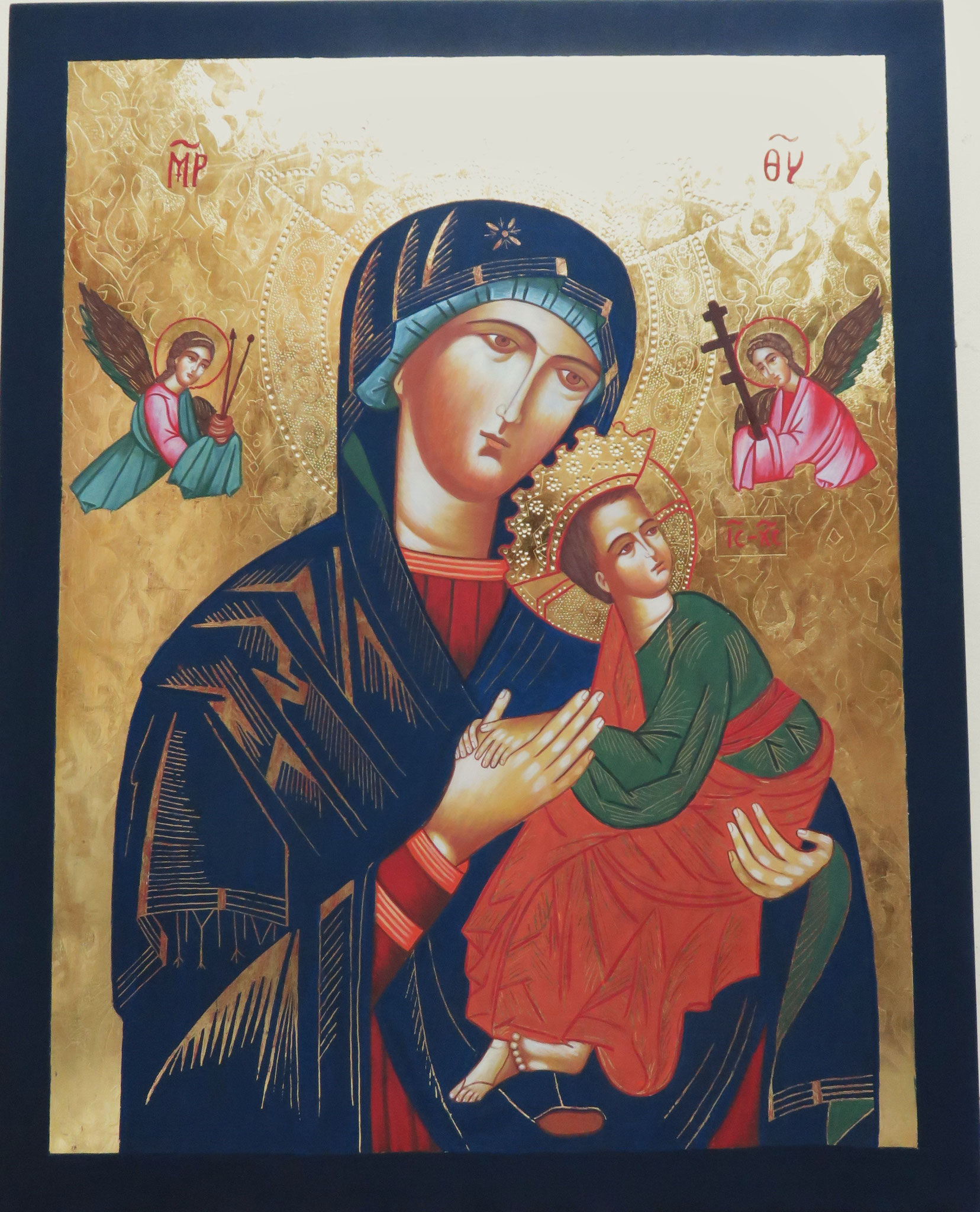 VIRGEN DEL PERPETUO SOCORRO  50 X 40  750 €