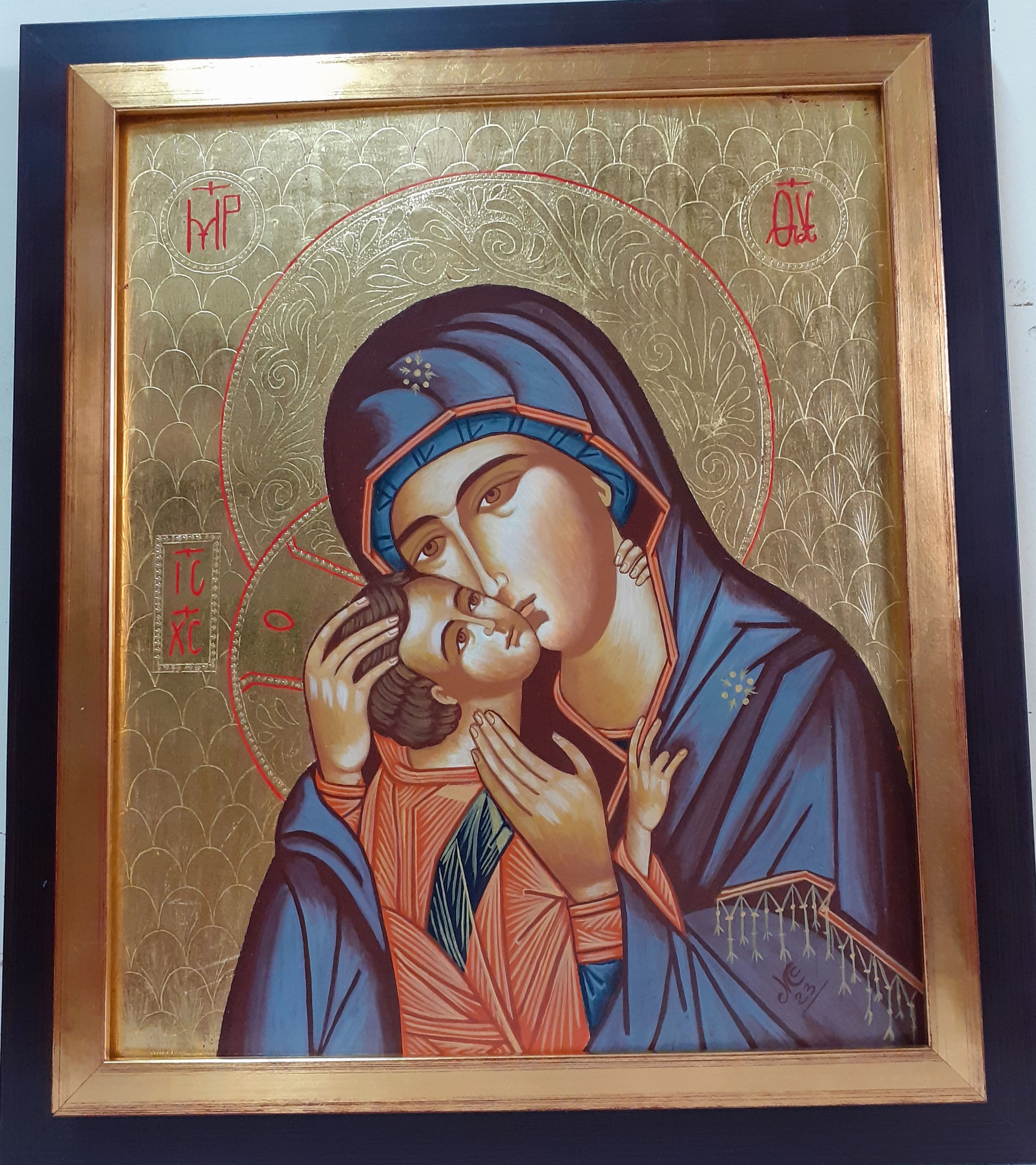 VIRGEN DE LA TERNURA  40 X 33   400€