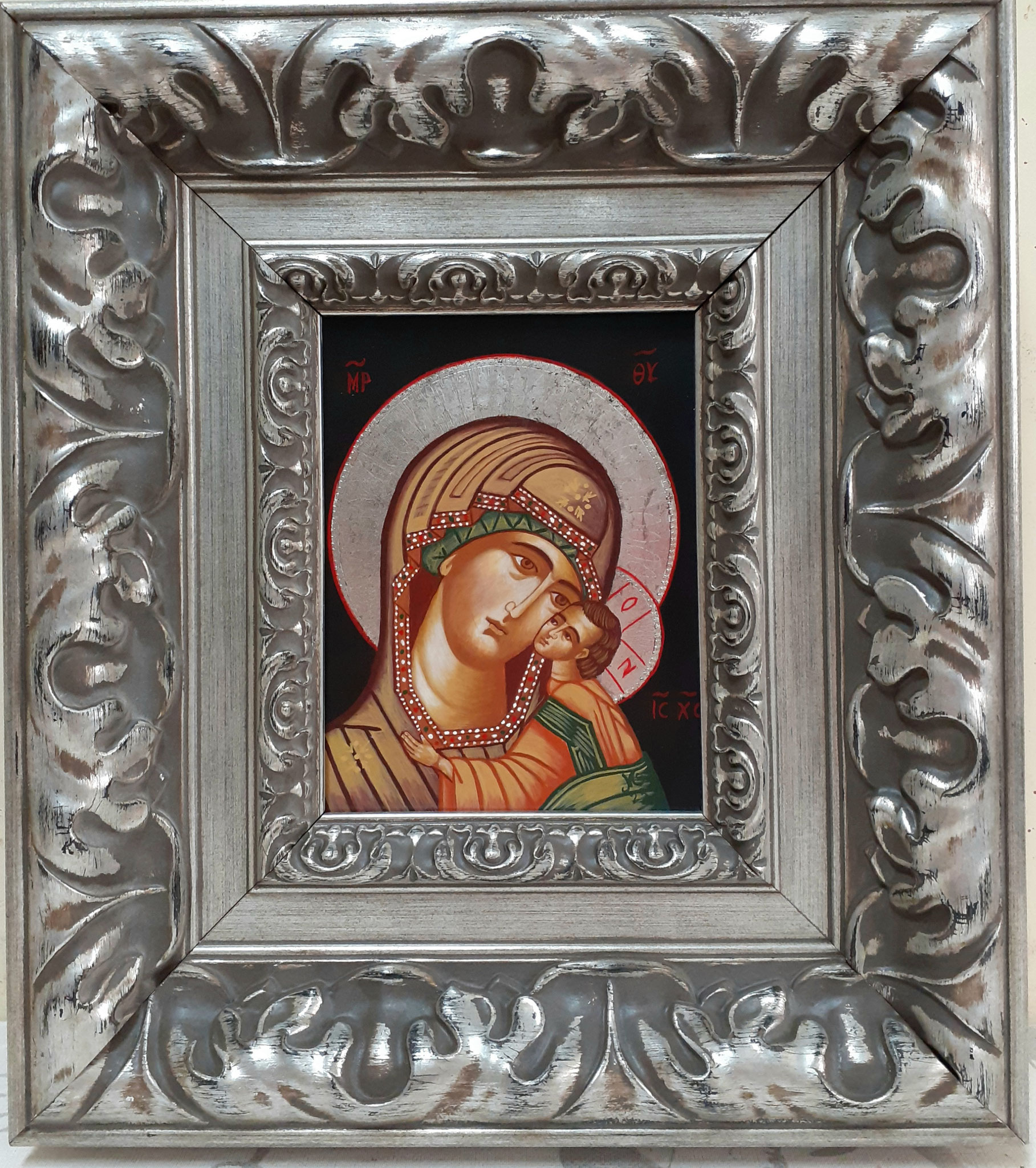 VIRGEN DE IGOR (MARCO PAN DE PLATA)  36 X 31  300€