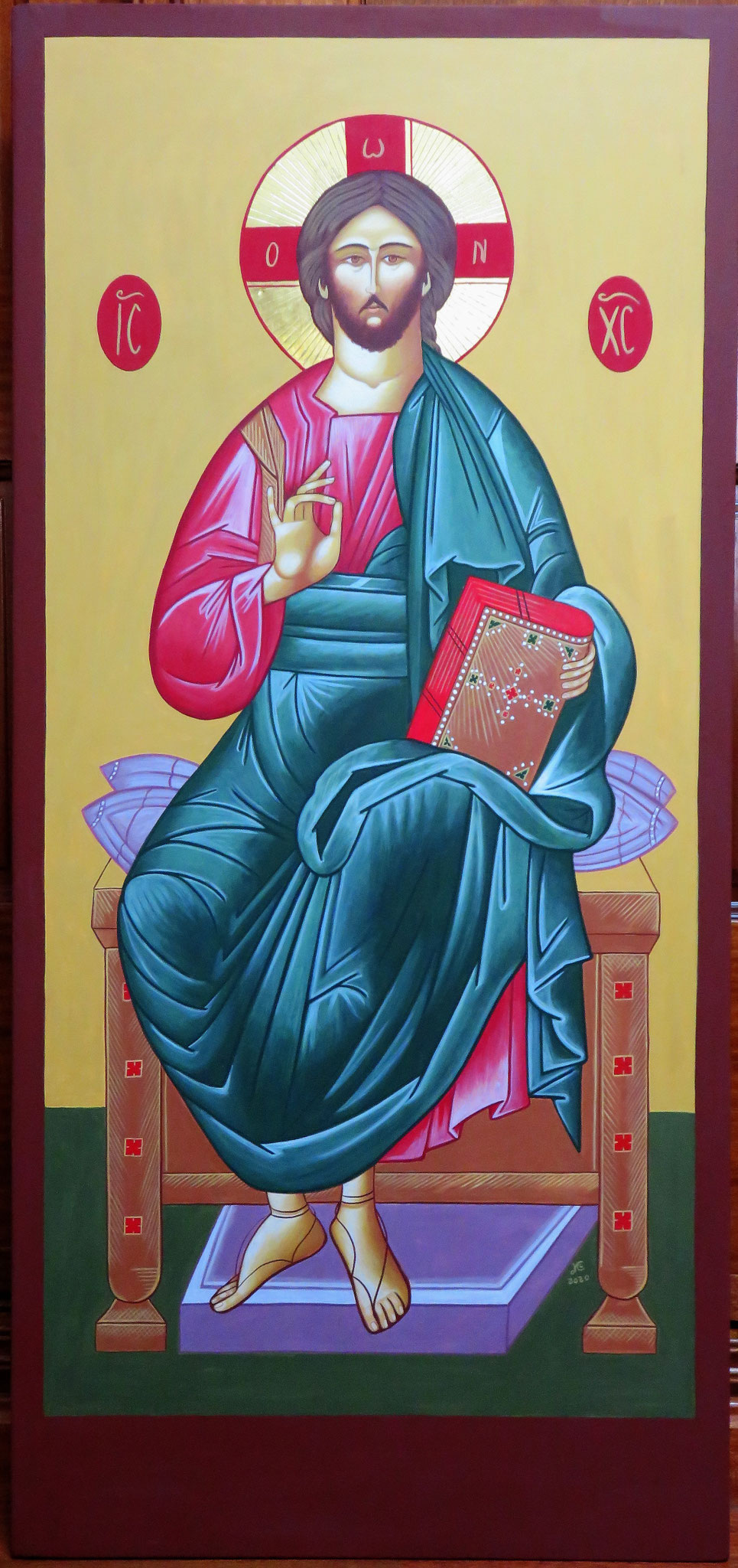 PANTOCRATOR EN EL TRONO      112 X 56   1.200 €