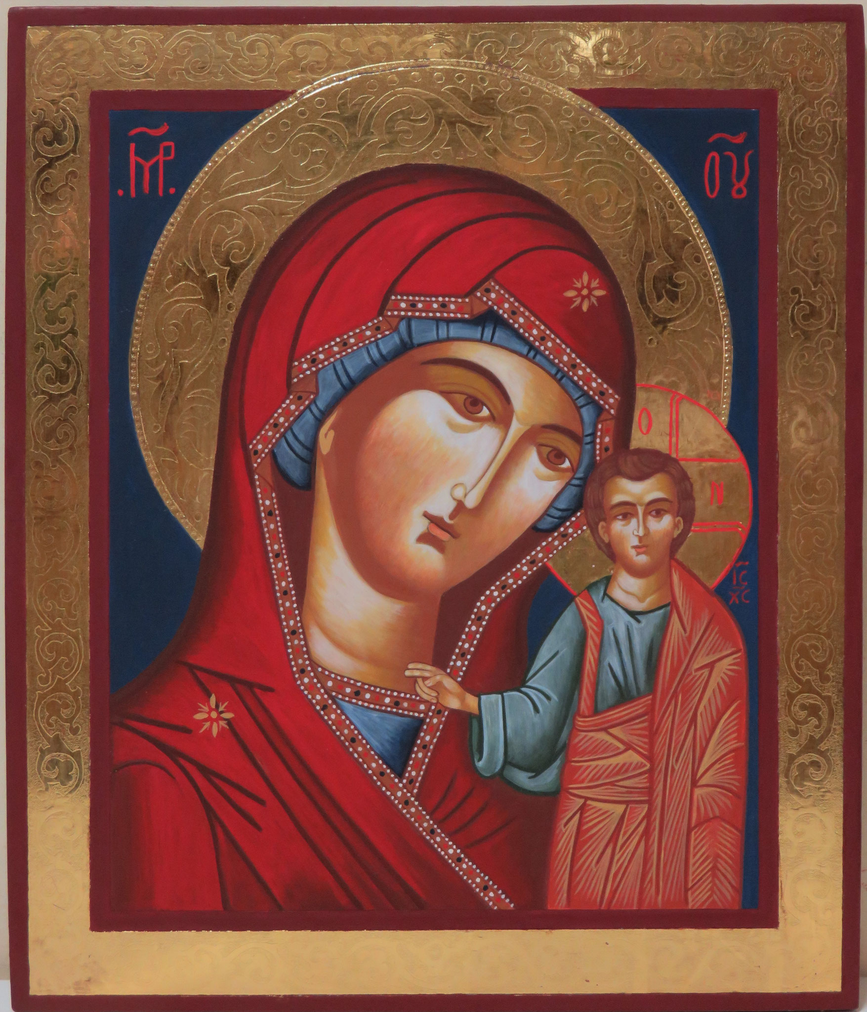 VIRGEN DE KAZÁN  35 X 30  500€