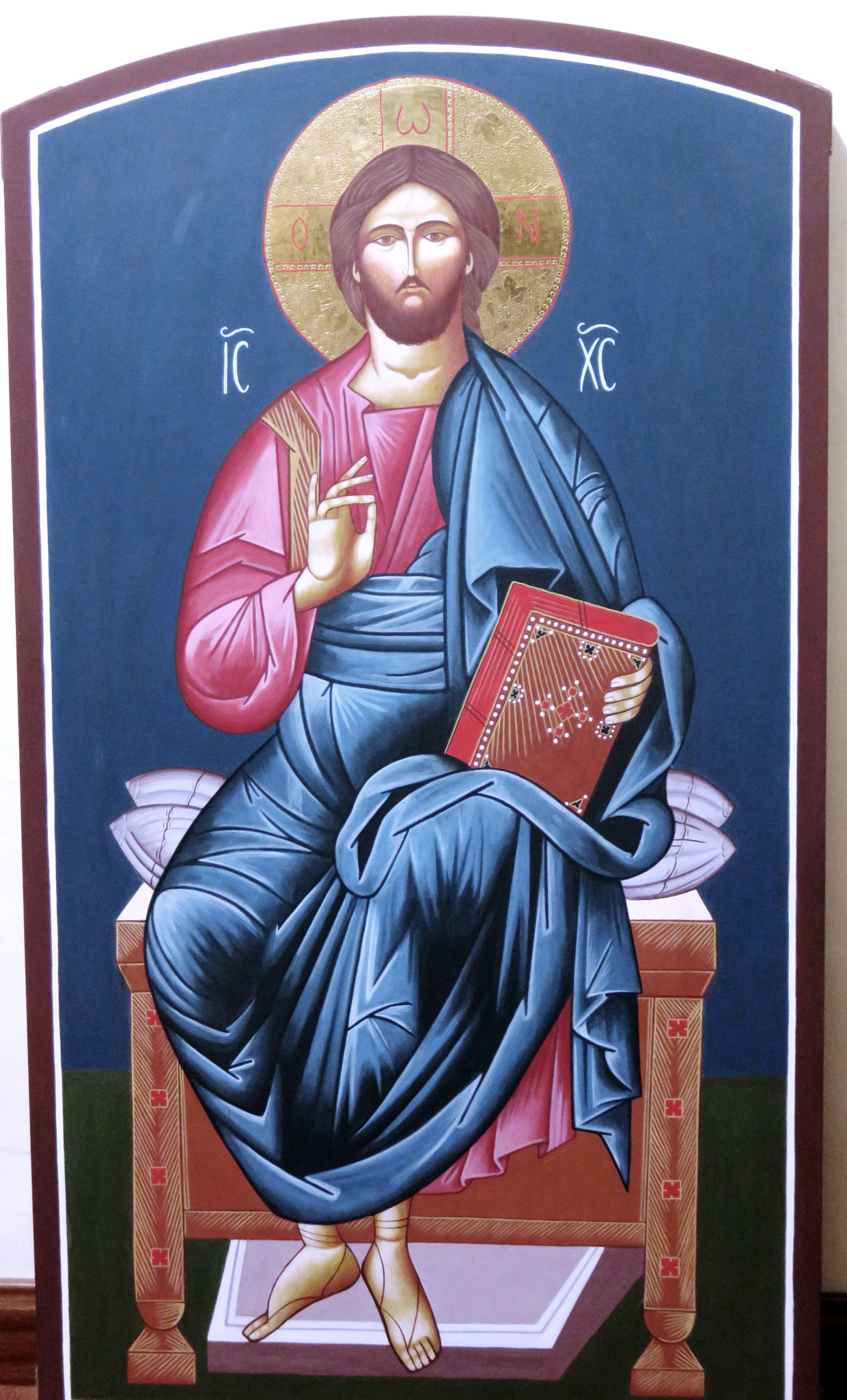 PANTOCRATOR EN EL TRONO   104 X 60  1.600 €