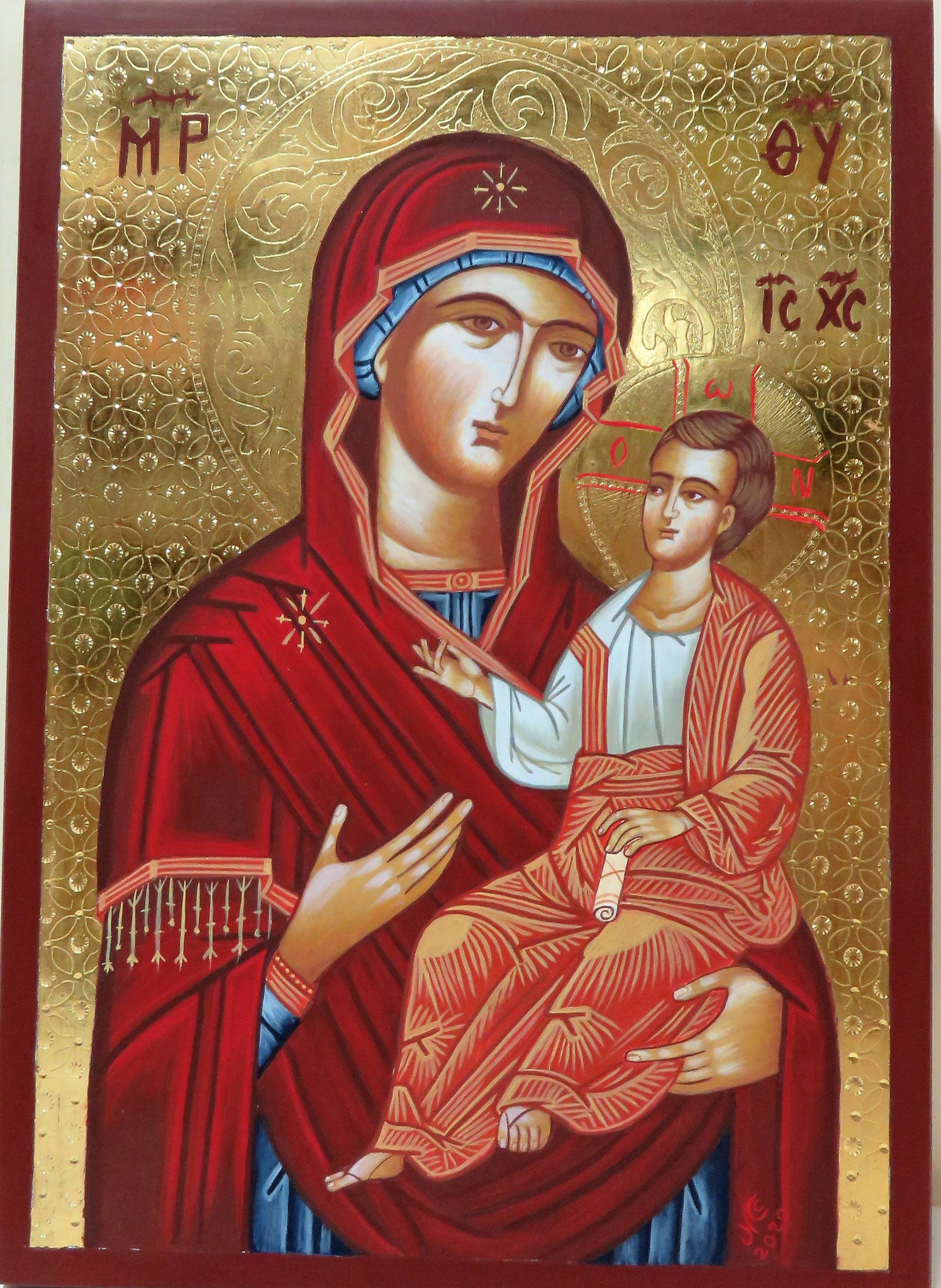 VIRGEN HODIGITRIA  35 X 25  380 €