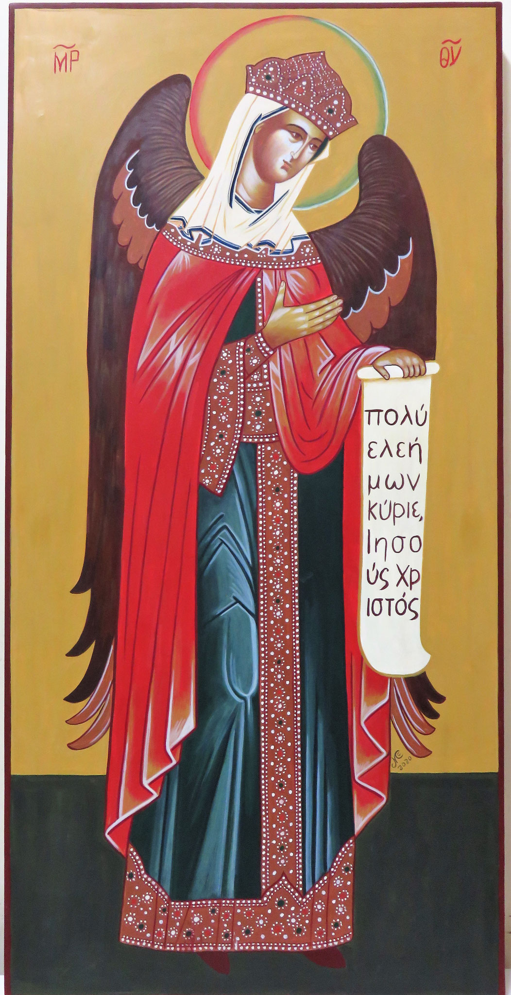 VIRGEN ALADA   80 X 40    800€