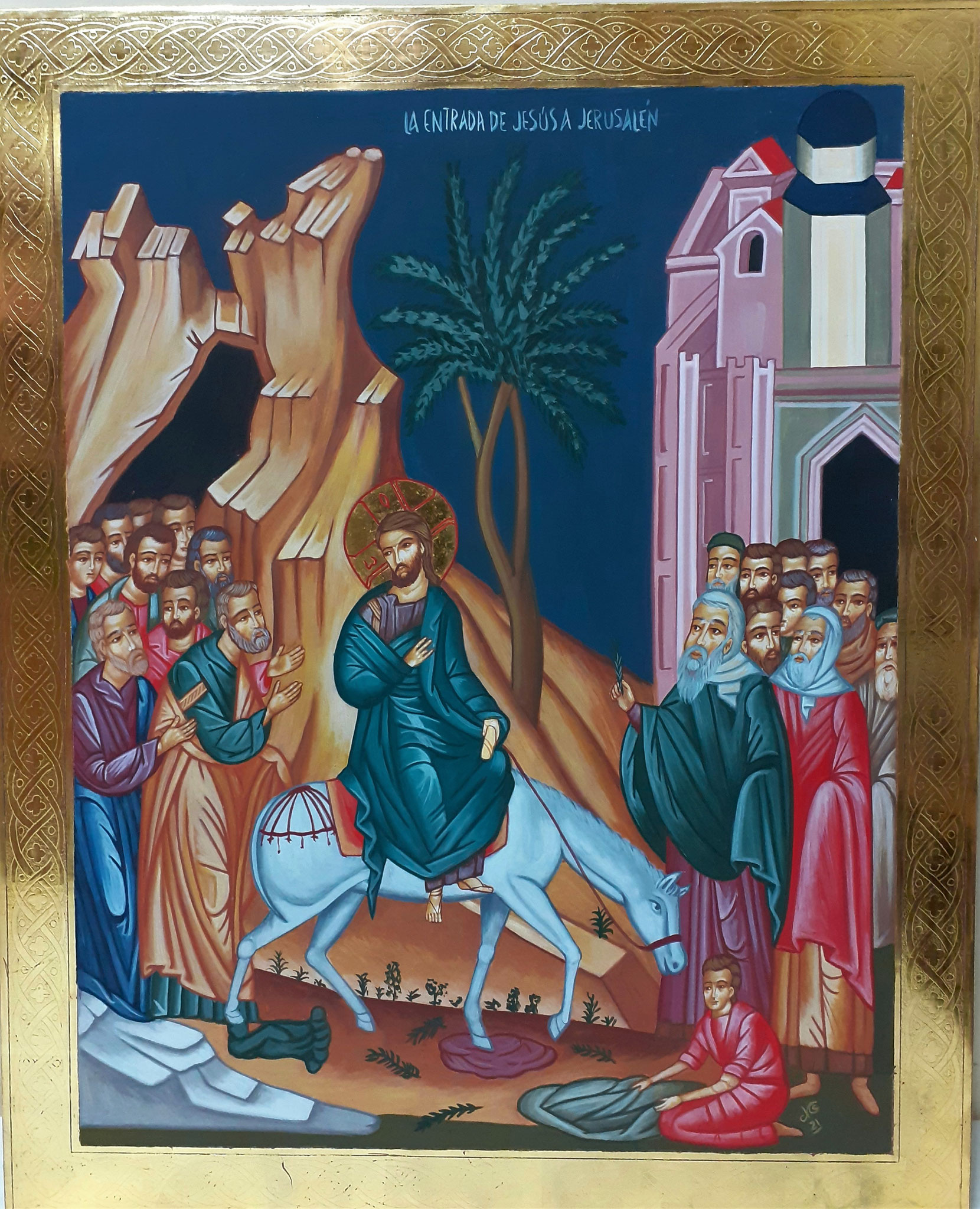 ENTRADA DE JESÚS A JERUSALÉN  50 X 40    600 €