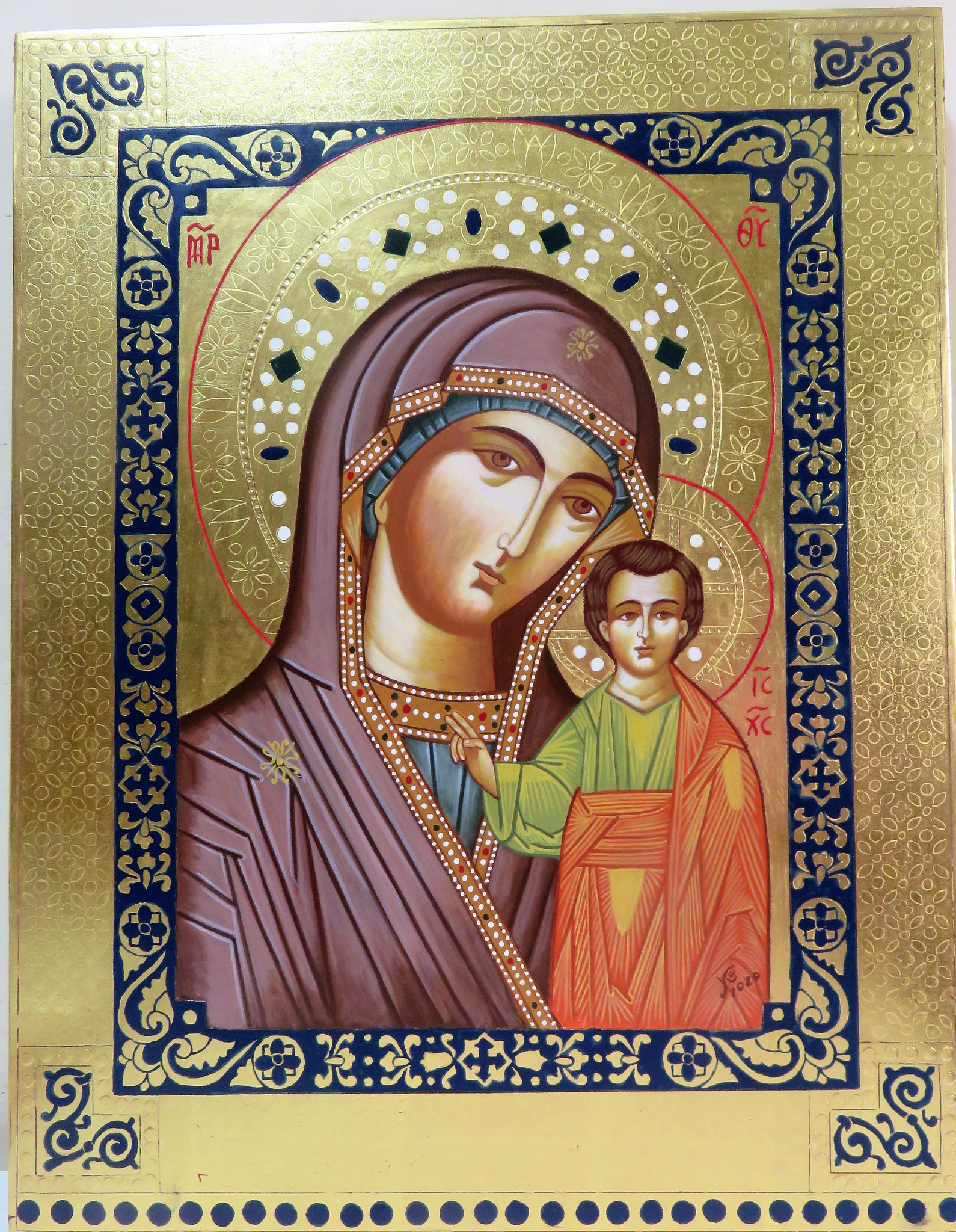 VIRGEN DE KAZÁN  45 X 35   600 €