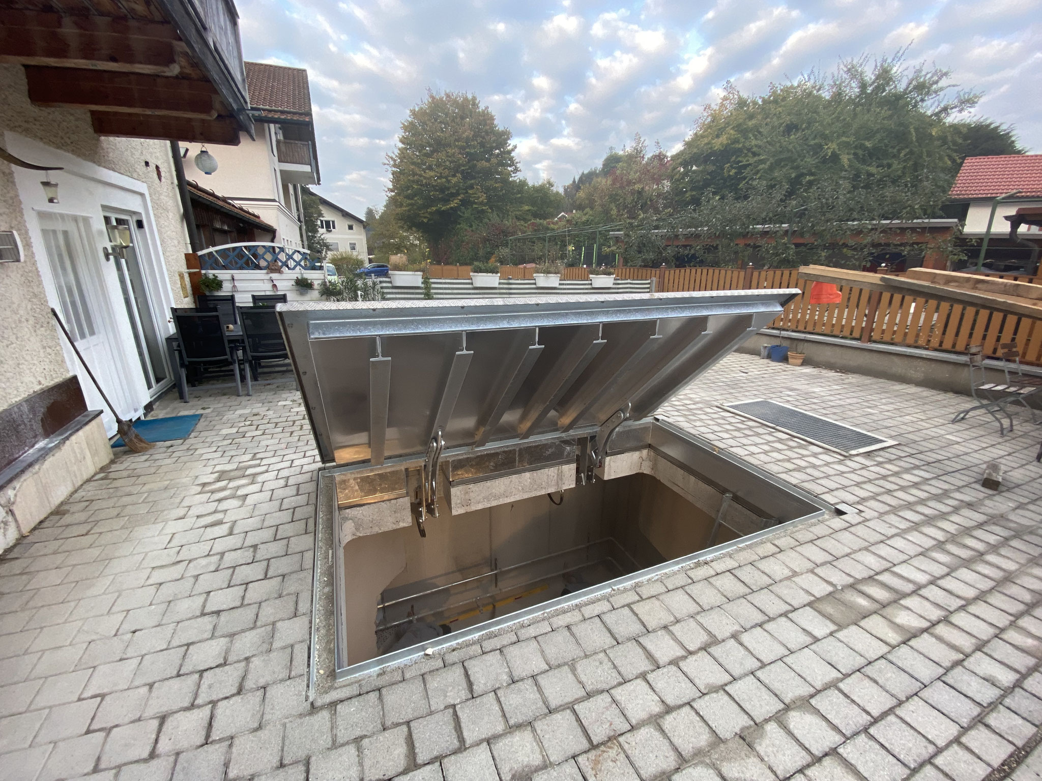 Hydraulische Bunkerdeckel - befahrbar