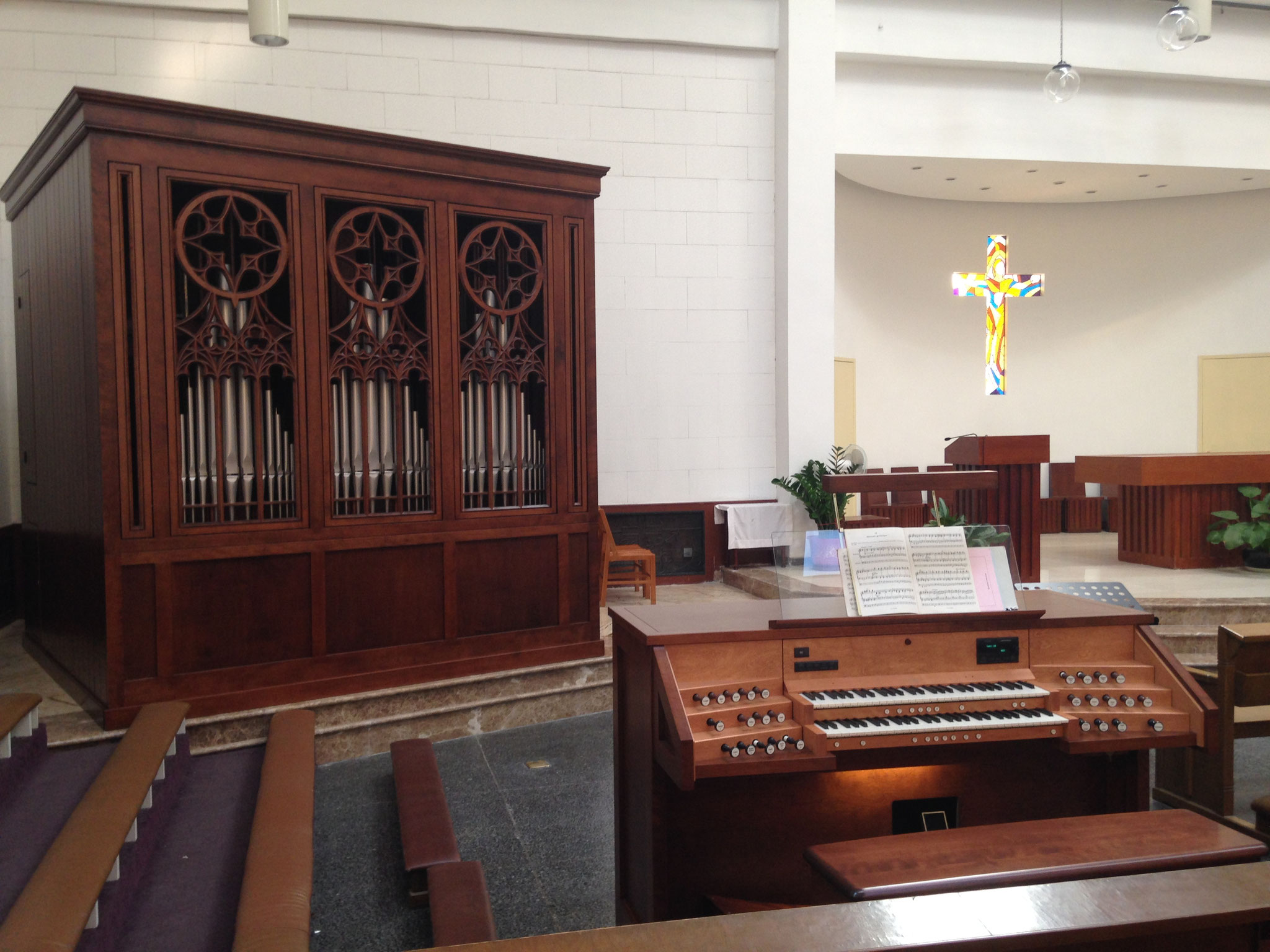 Inspiration organ installed in Beijing Seminary