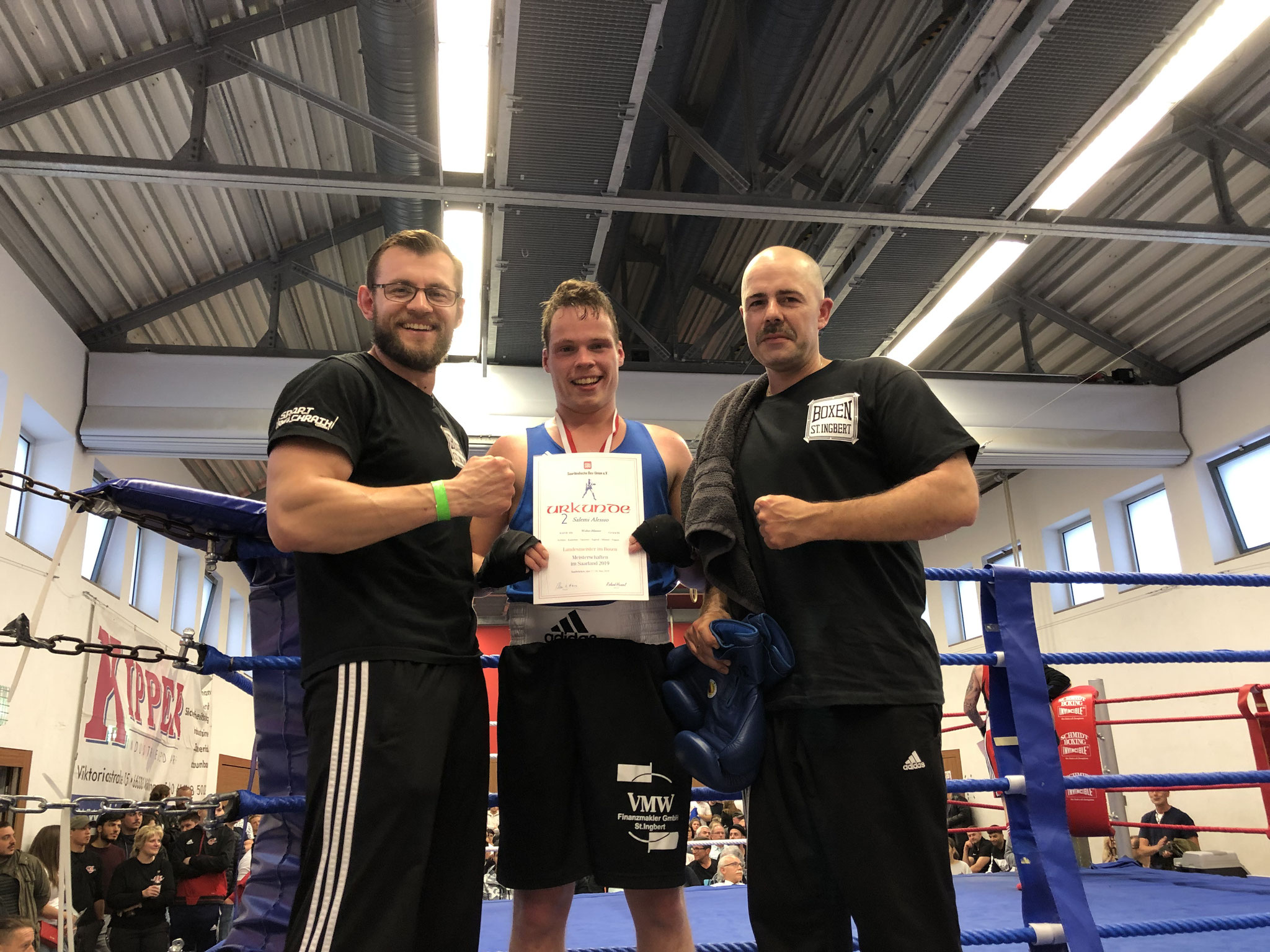Alessio Salemi, Vize-Saarlandmeister, Klasse 69 kg Männer A