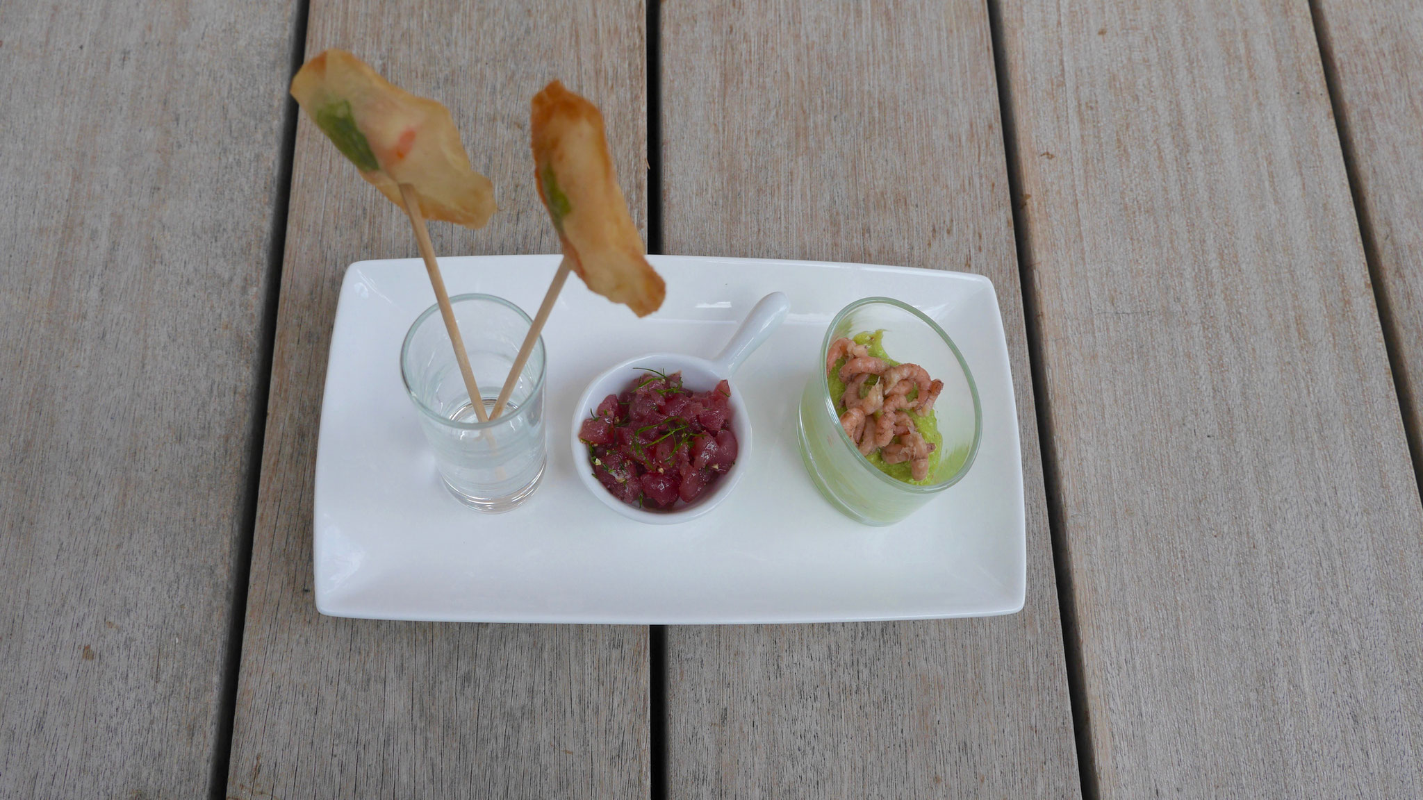 Trio de mises en bouche