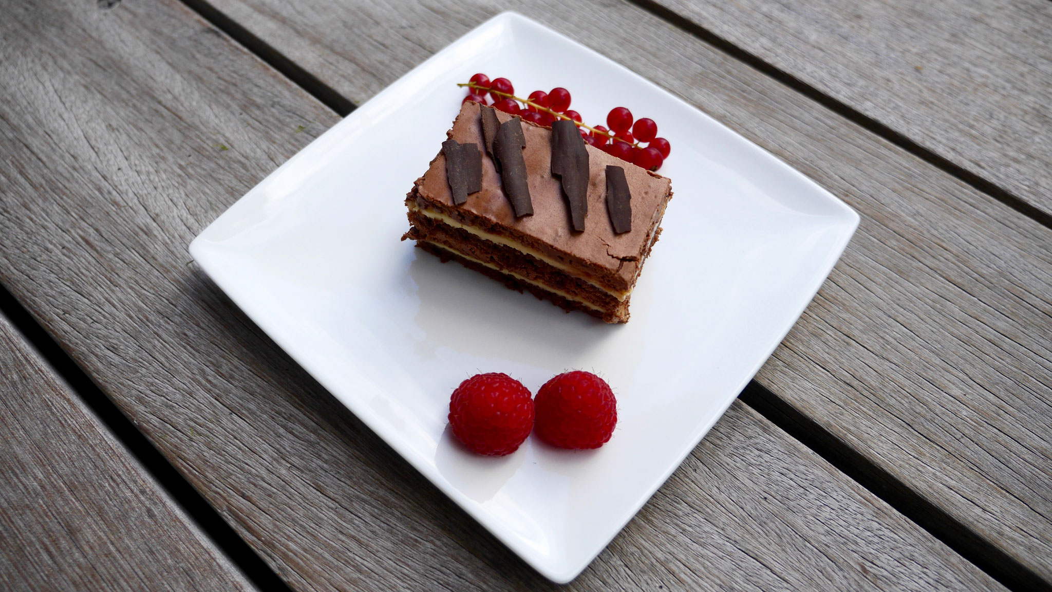 Gâteau mousse chocolat /vanille
