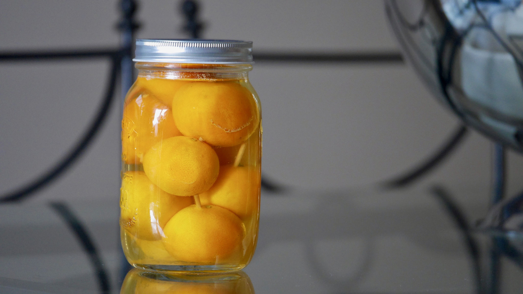 Clémentines confites à la Vodka