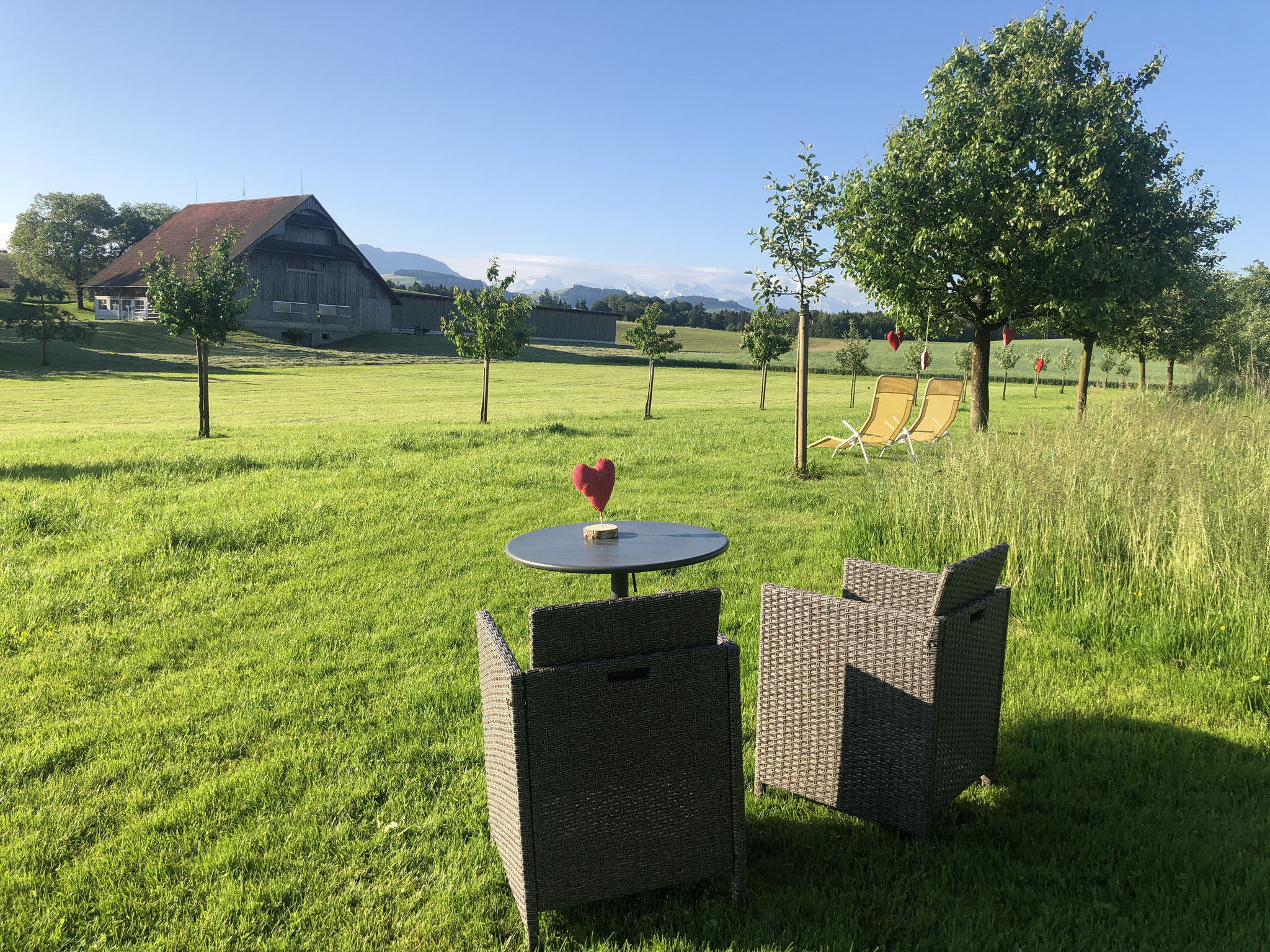 Einfach etwas SEIN, bei uns im Selbstbedienungs-Gartenkaffee auf dem Huber-Hof!