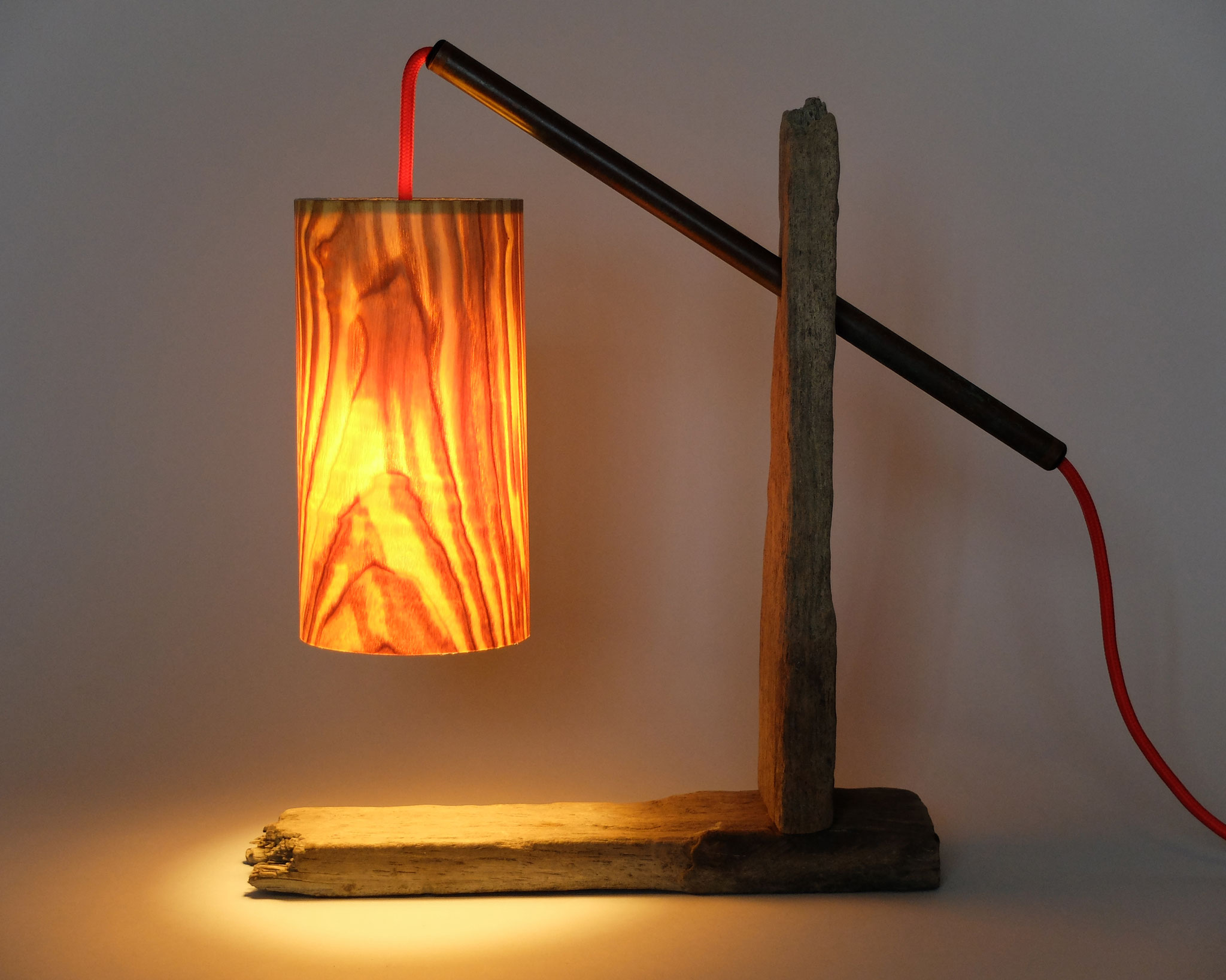 Upcycling Tischlampe Lucius