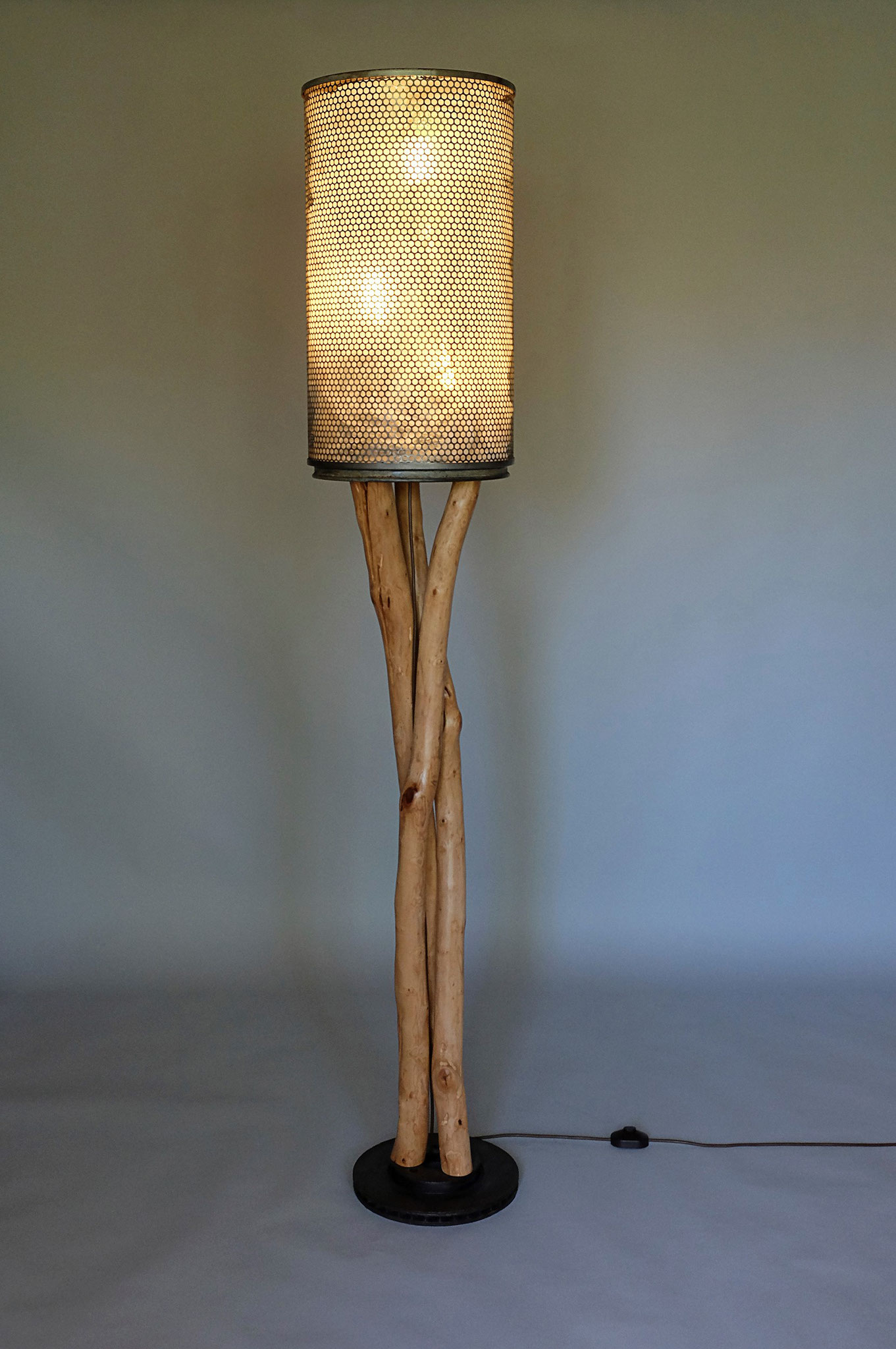 Upcycling Stehlampe Rami