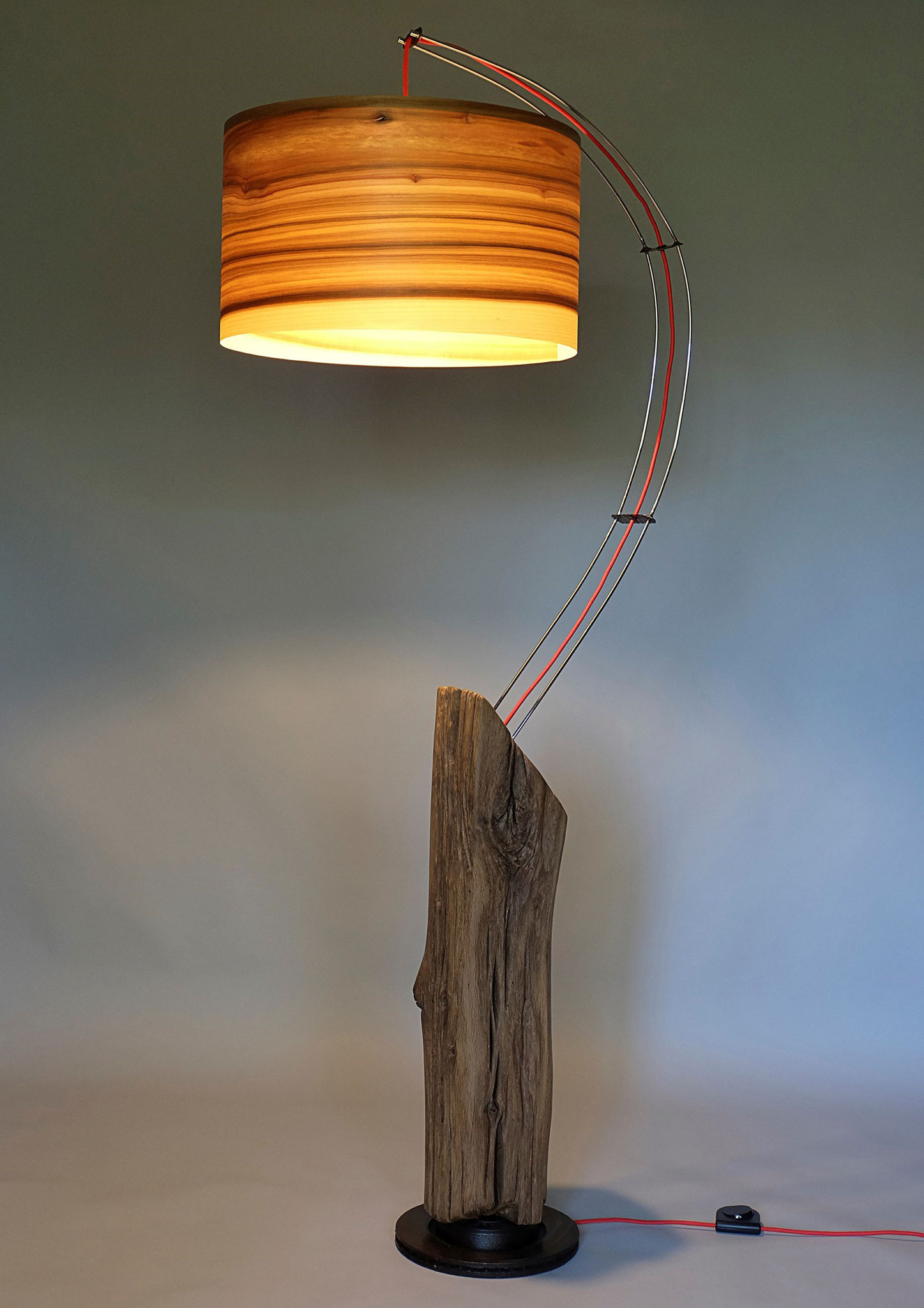 Upcycling Stehlampe Falcem