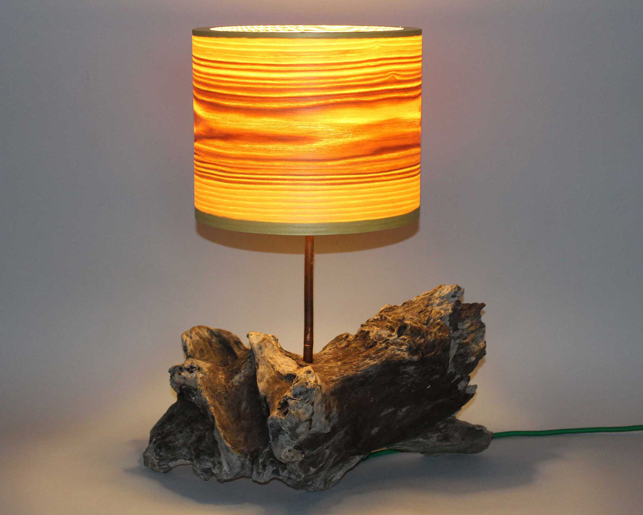 Upcycling Tischlampe Canus