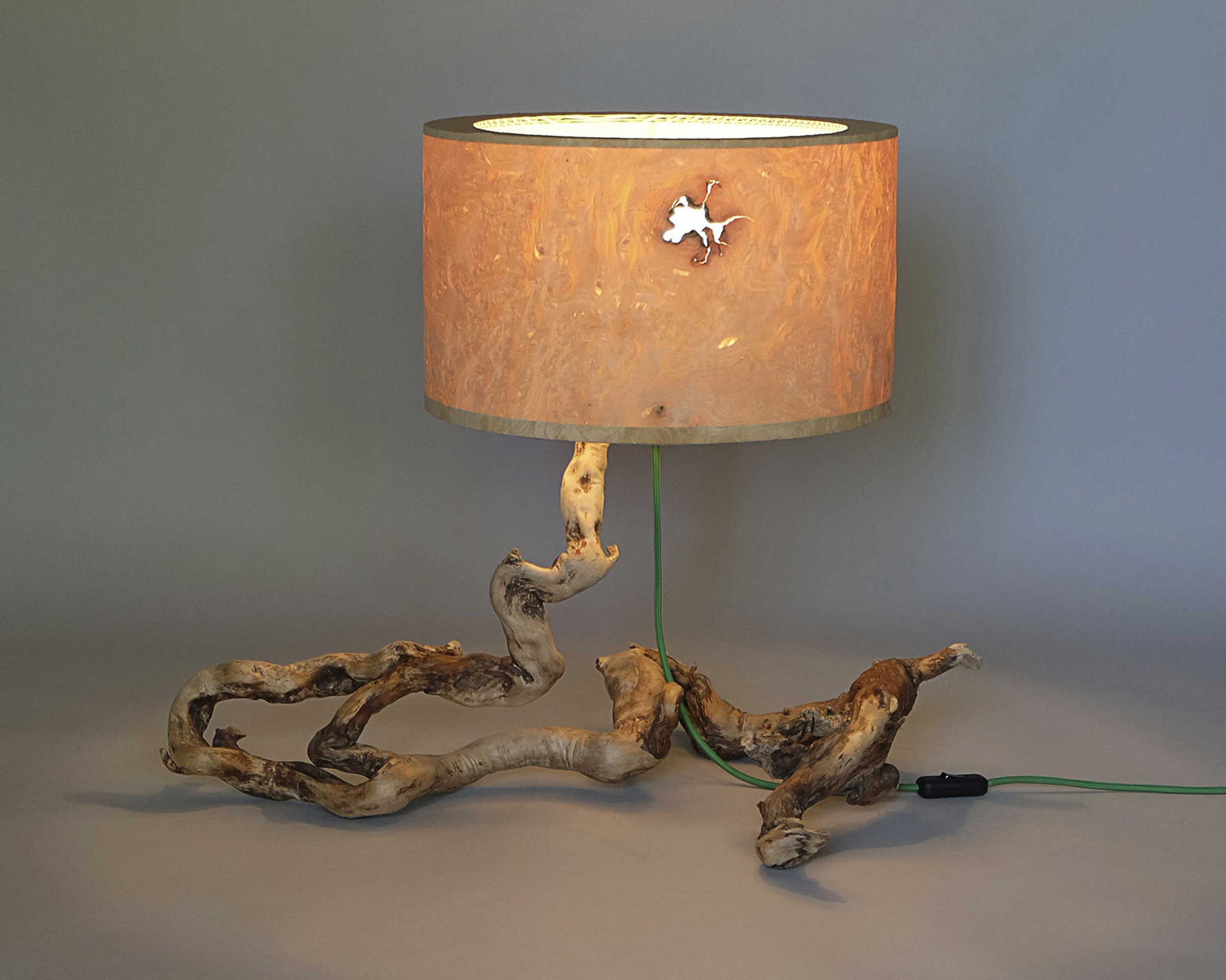 Upcycling Tischlampe Catulus