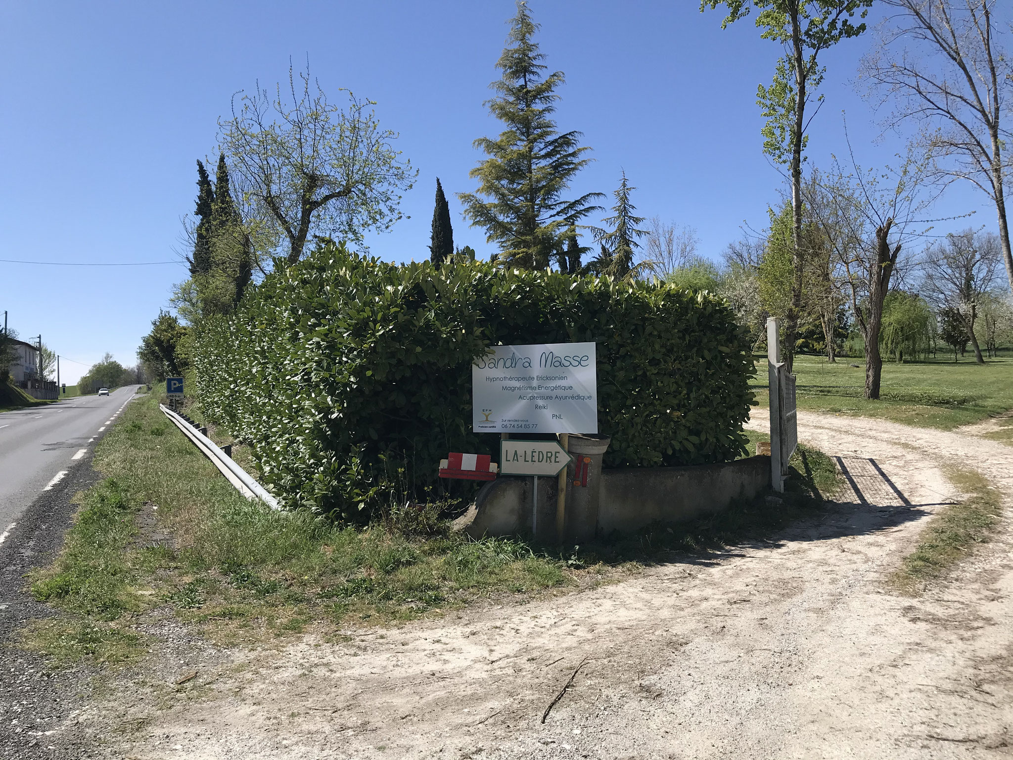entrée dans le sens Castres Toulouse avant le cri de la fourchette
