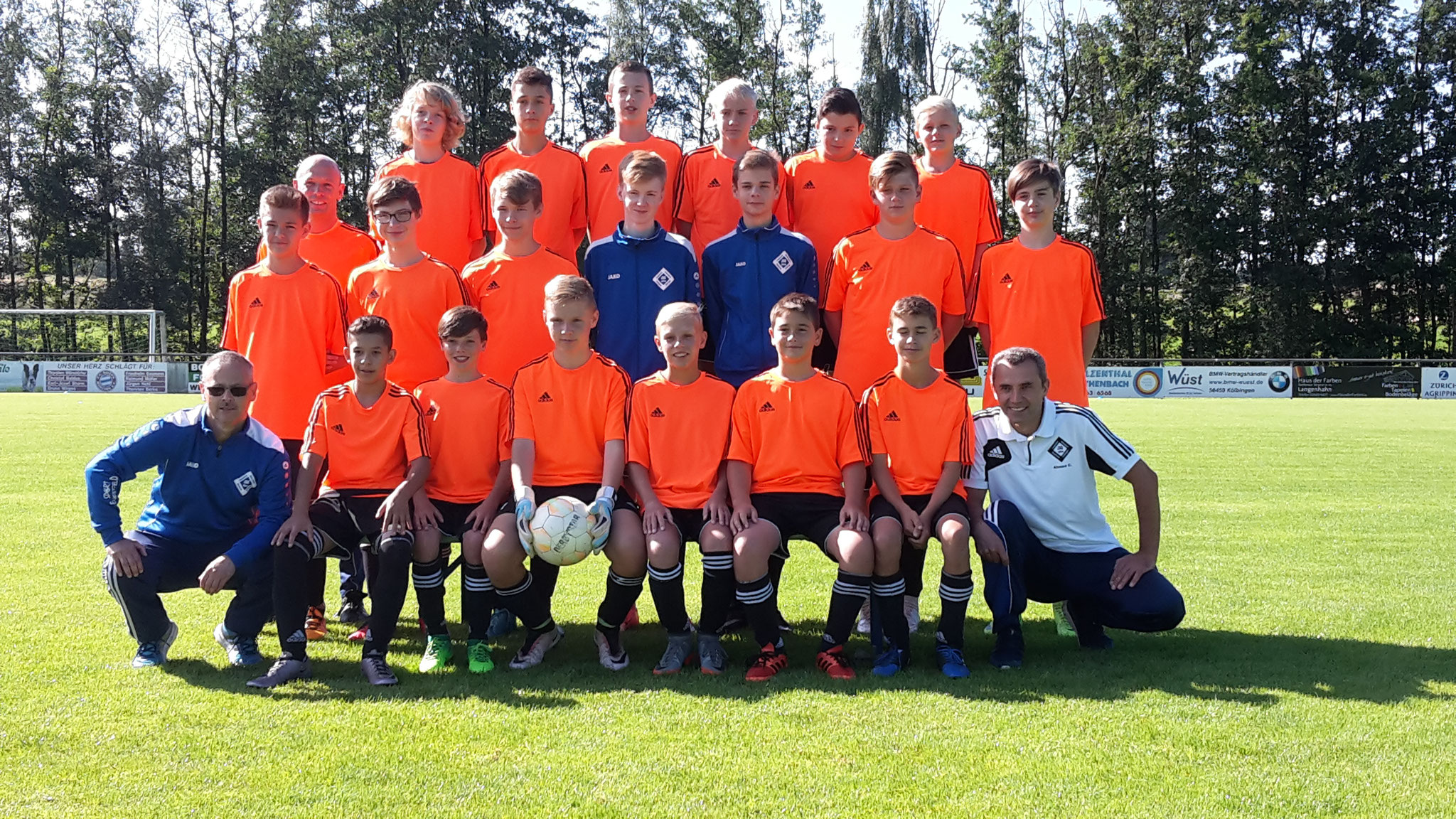 Das C Junioren Bezirksliga Team der JSG Langenhahn/Rothenbach