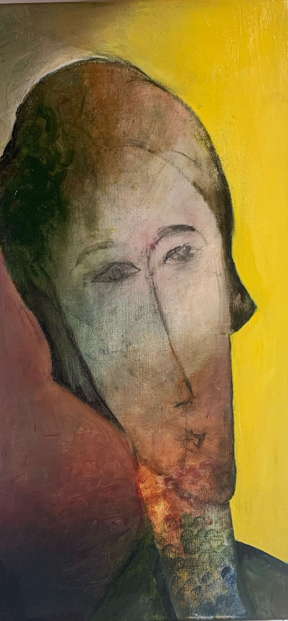 "Mogli" Acrylique sur Toile 60 x 30 cm