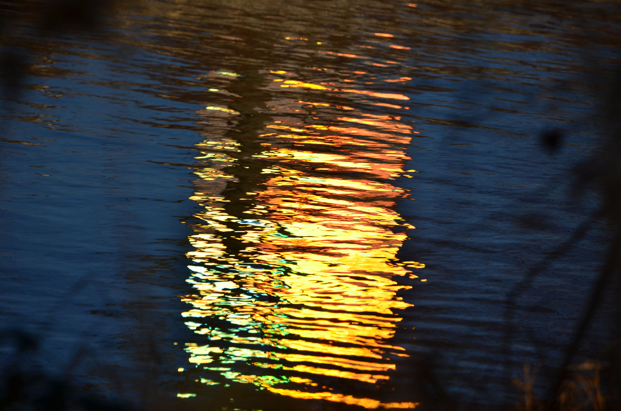 Reflets dans le canal