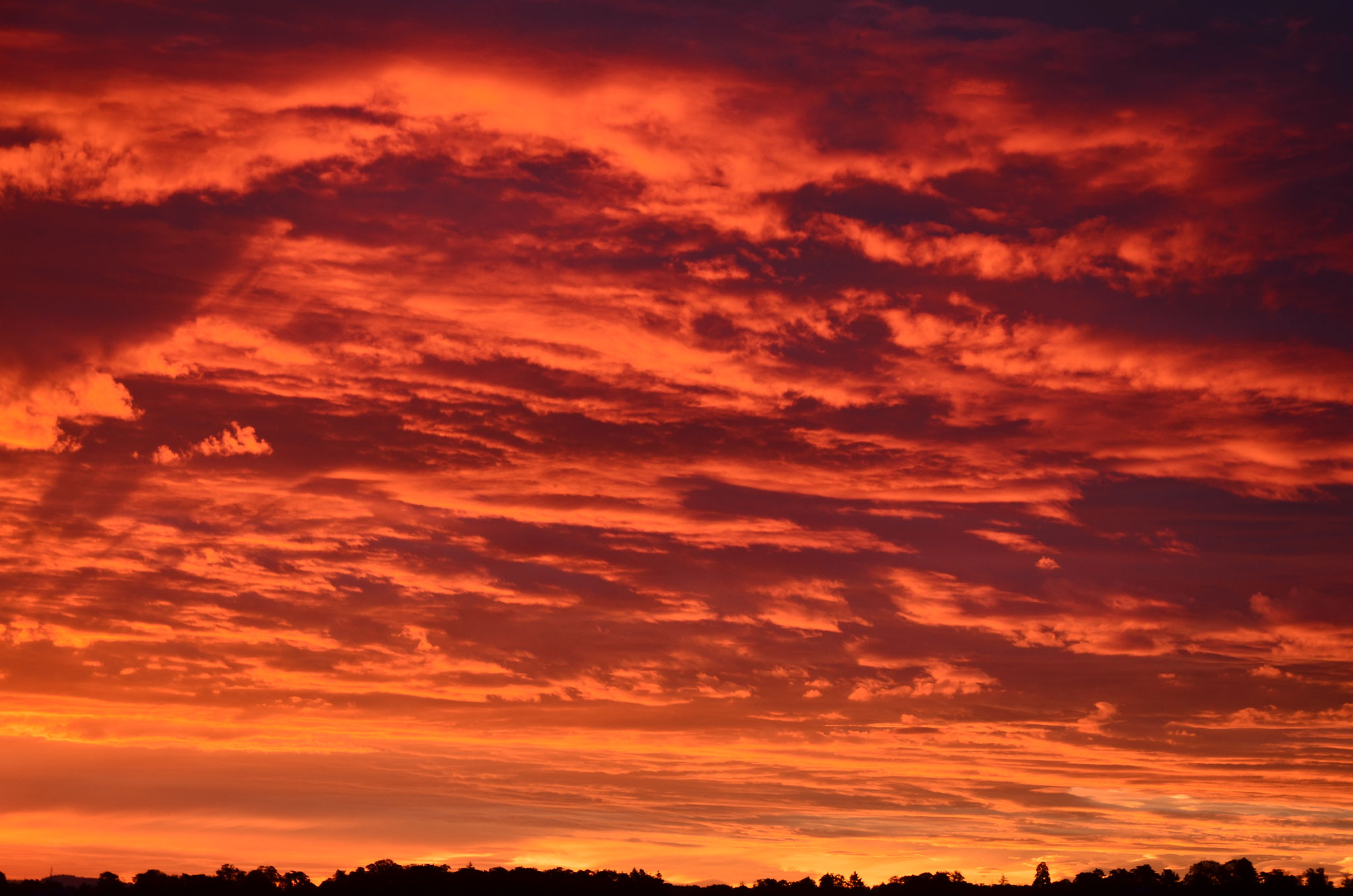 Ciel en feu