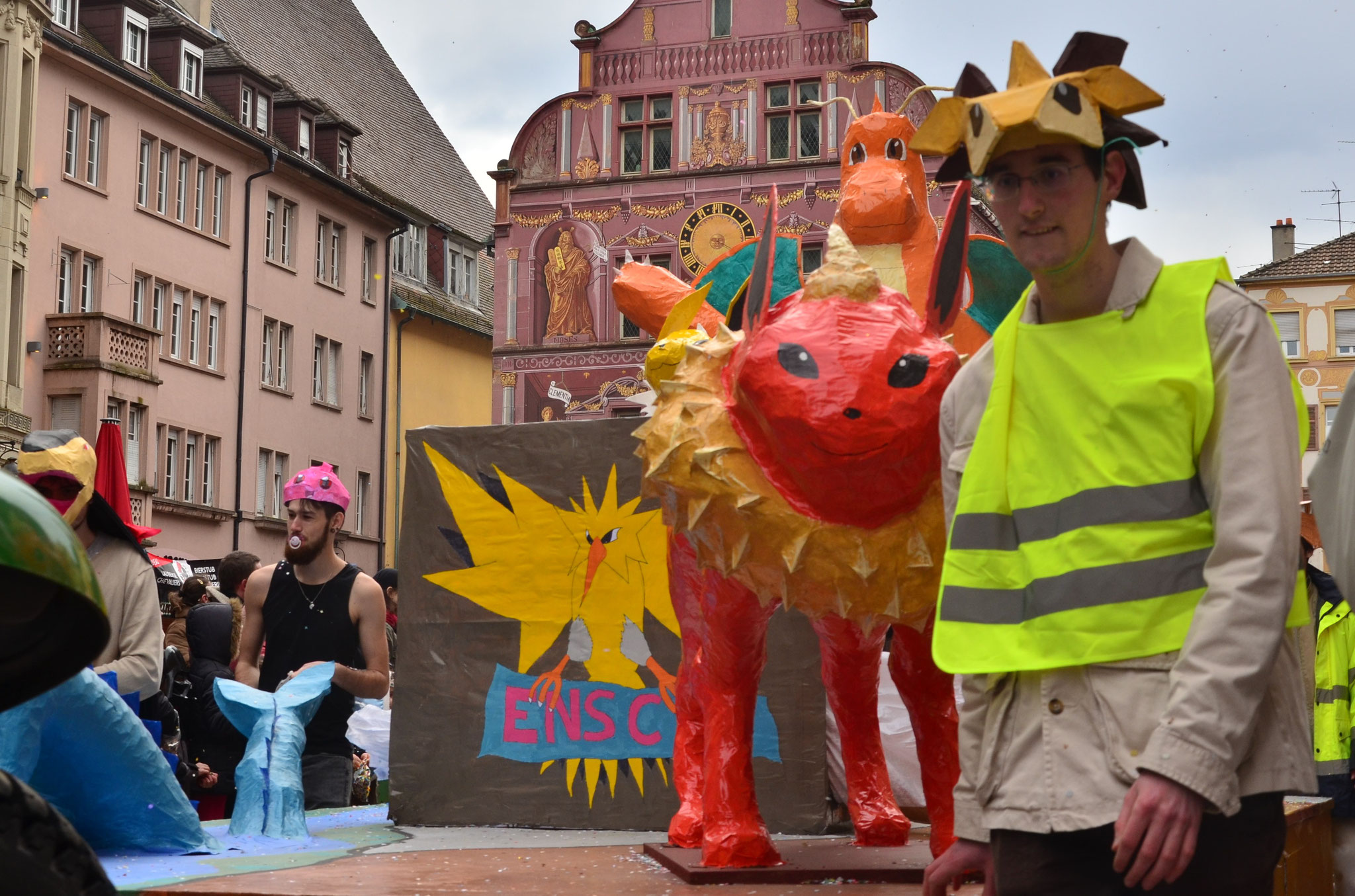 Char de l'Ecole de Chimie de Mulhouse : Pokemons Parade