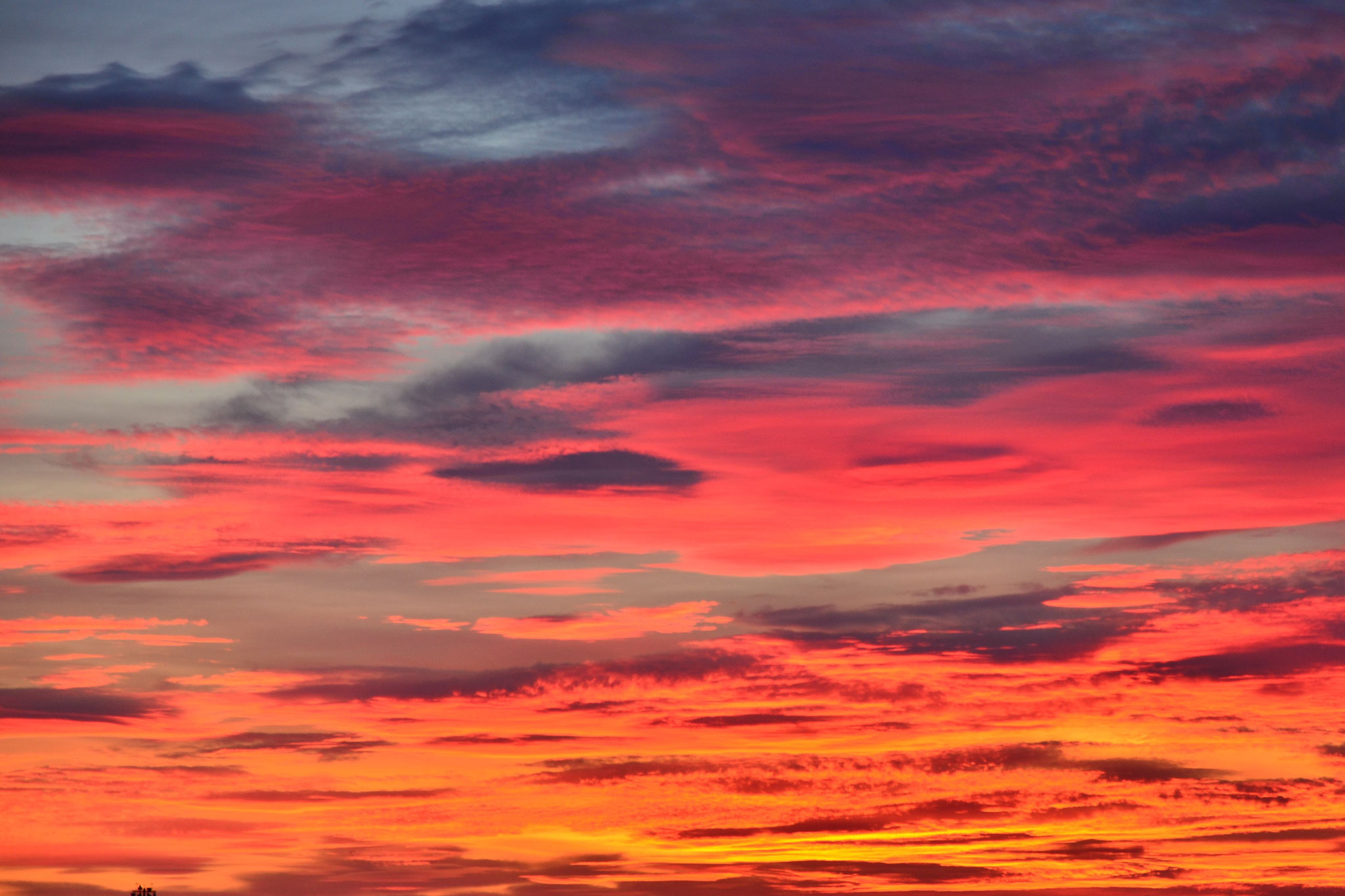 Ciel en feu