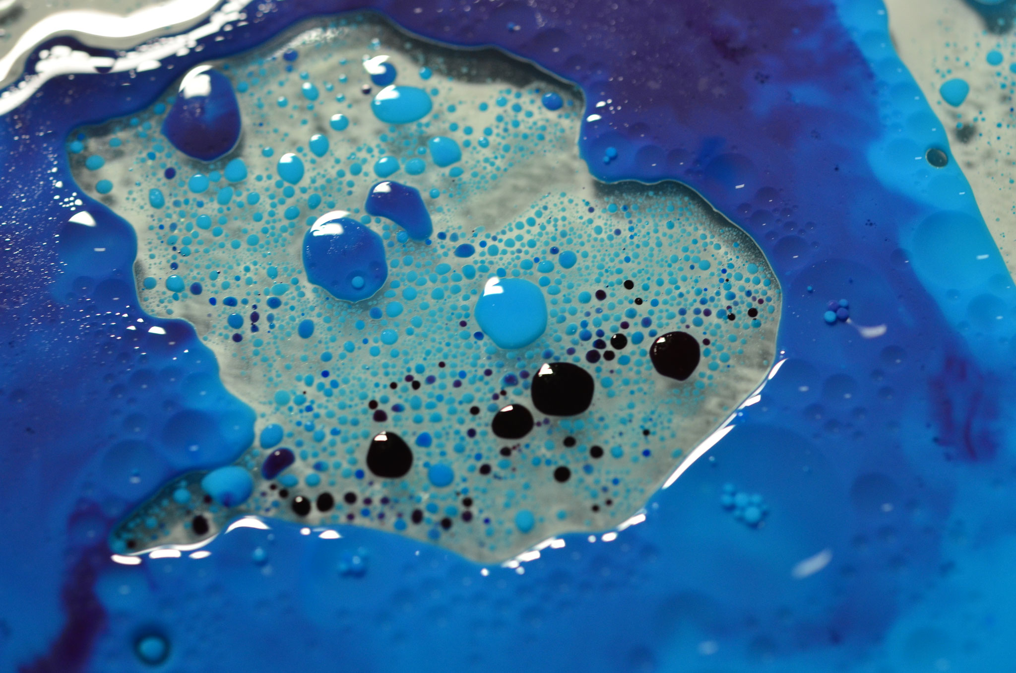 Gouttes bleues