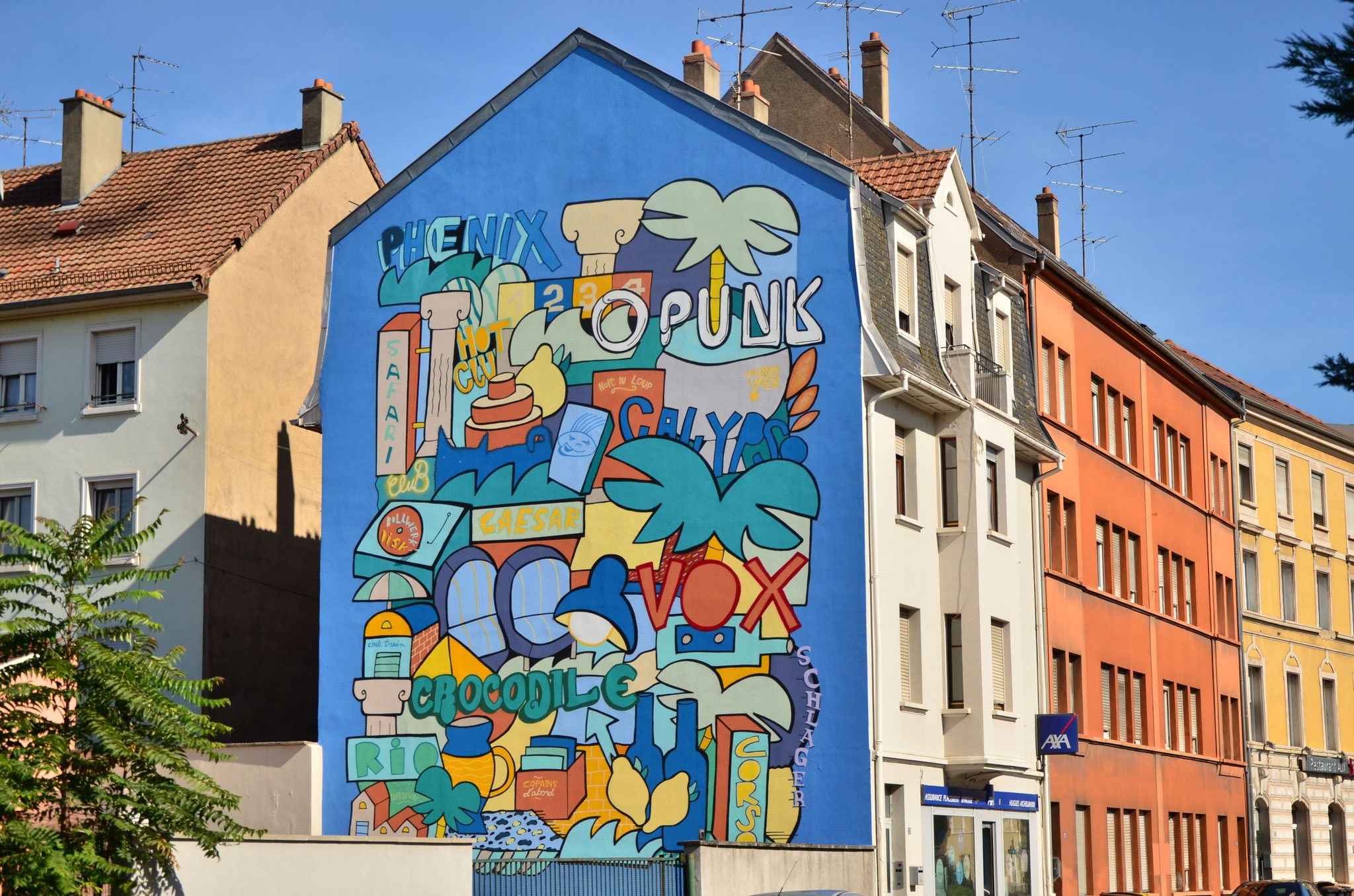 Opunk, fresque de Fernand Kayser
