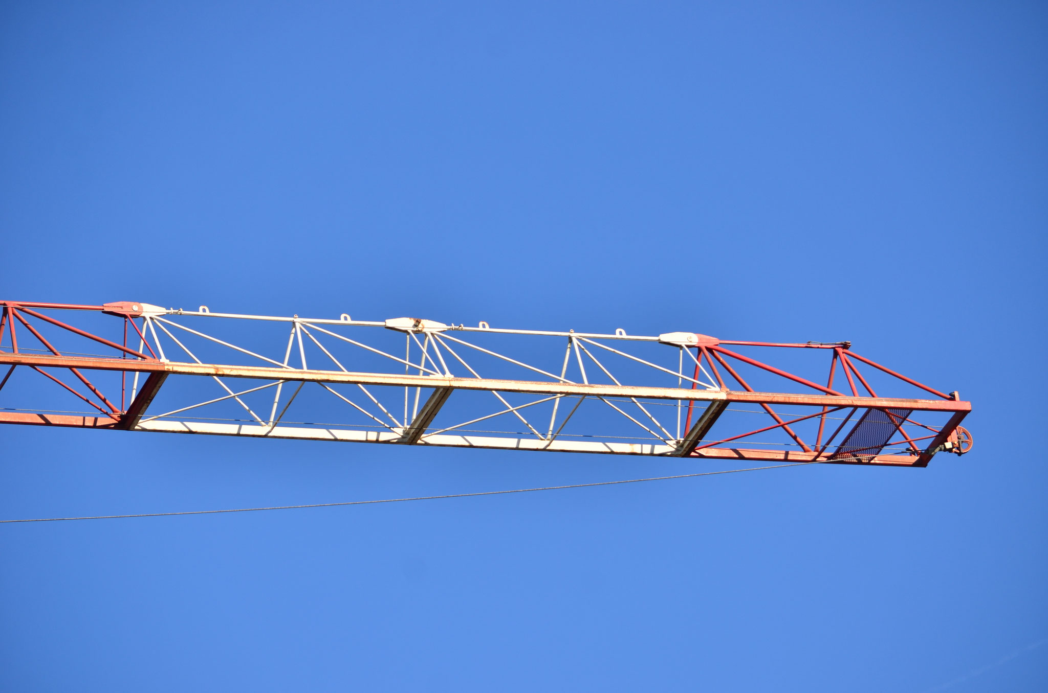 Extrémité d'une grue
