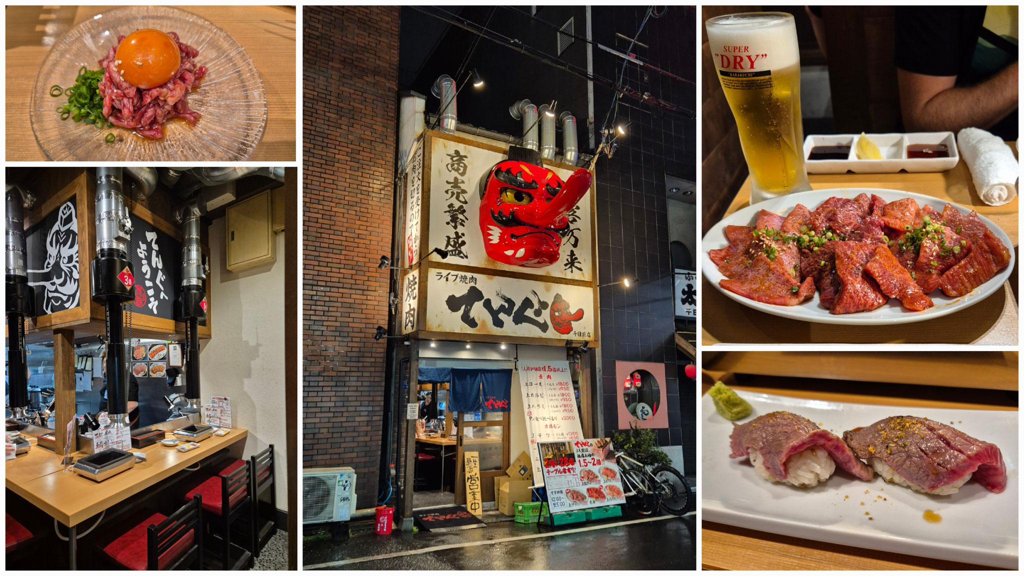 📍Live Yakiniku TENGU Sennichimae