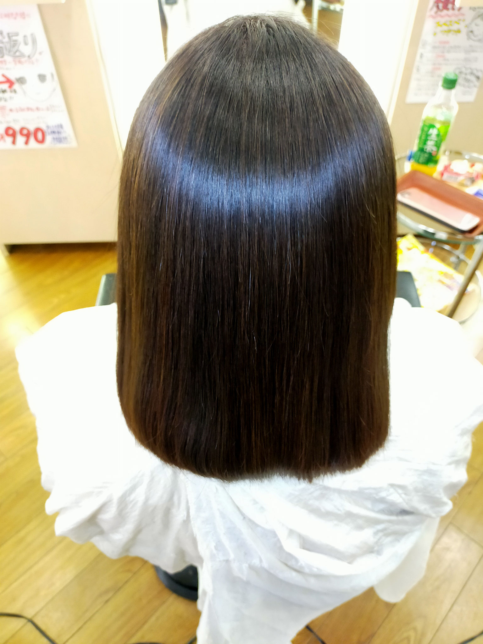 縮毛矯正 ビフォーアフター