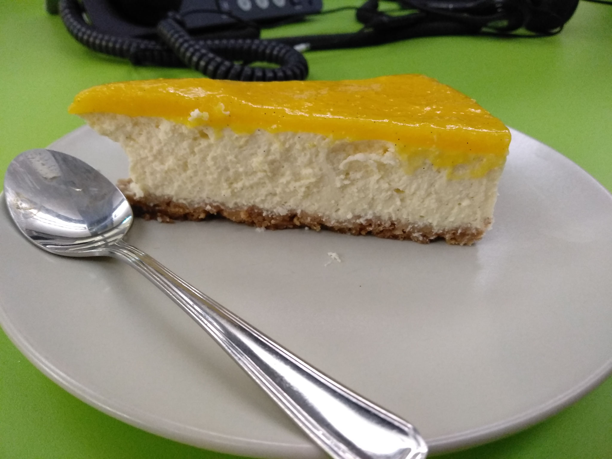 Noch ein New York Cheese Cake mit Mango