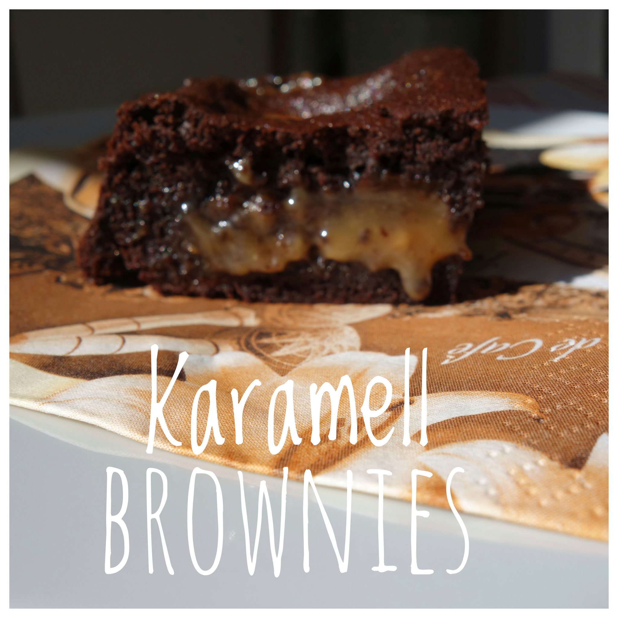 Karamell Brownies