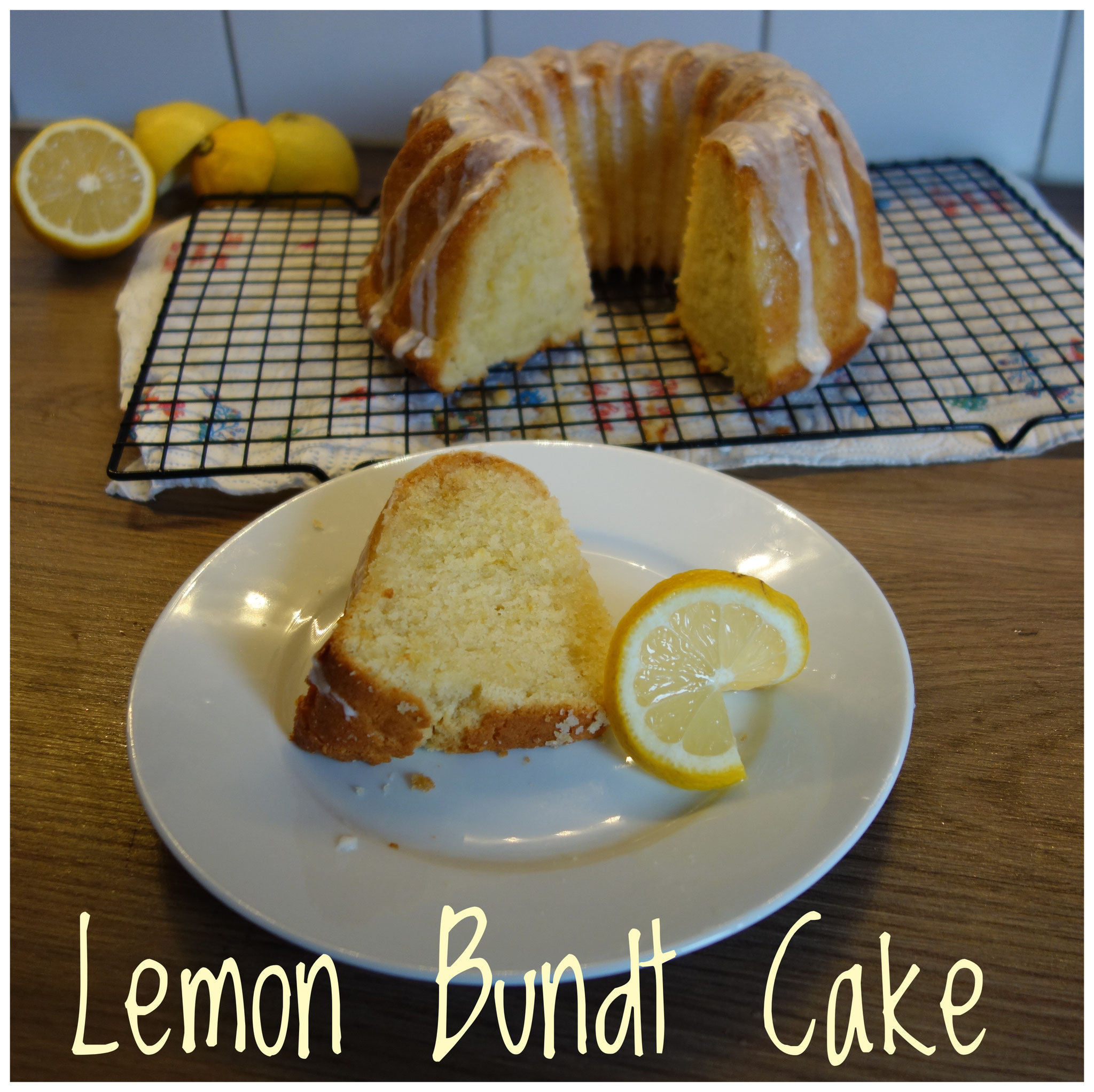 amerikanischer Zitronen Gugelhupf / Lemon Bundt Cake