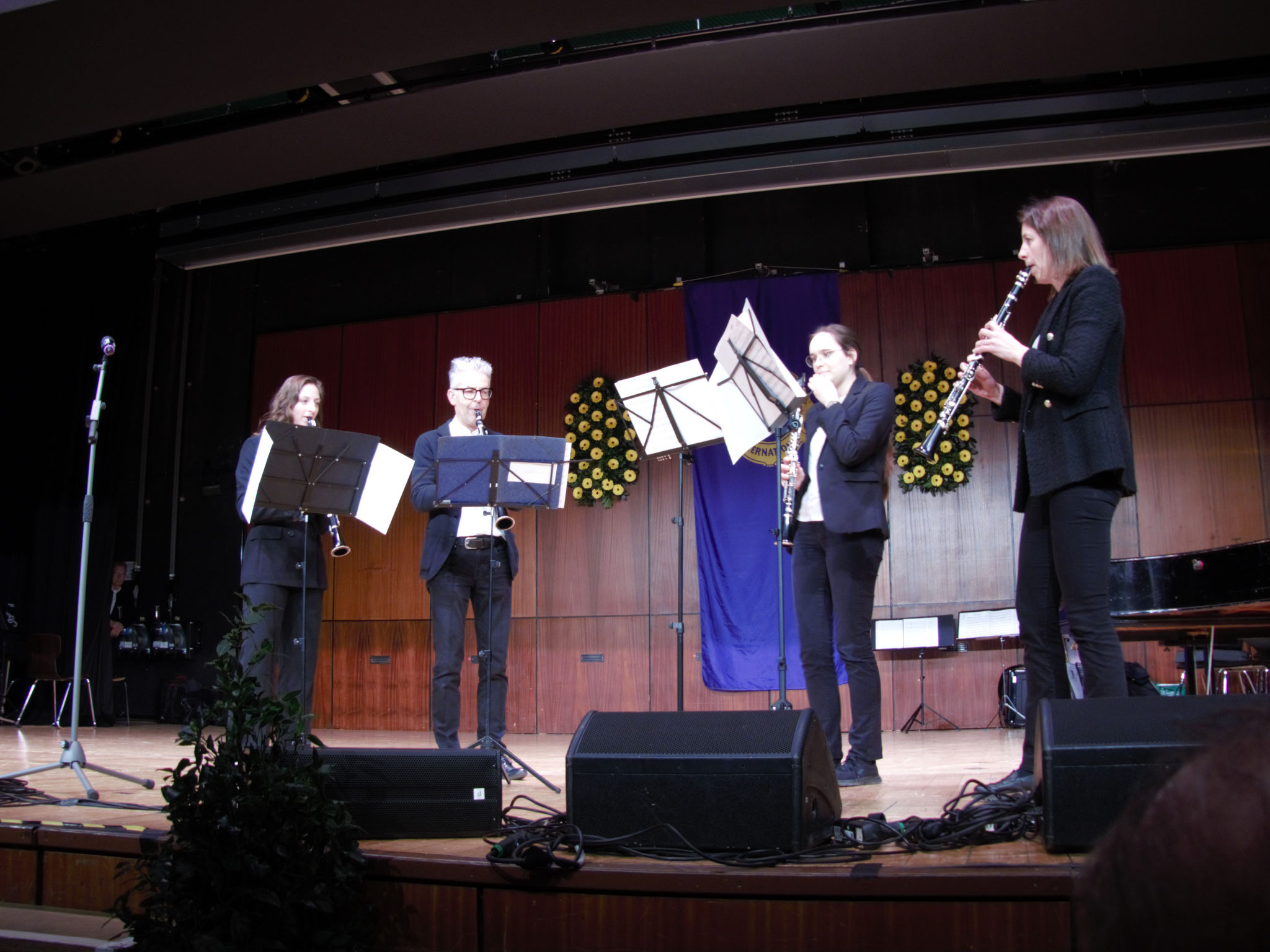Das Klarinettenquartett um Holger Lustermann