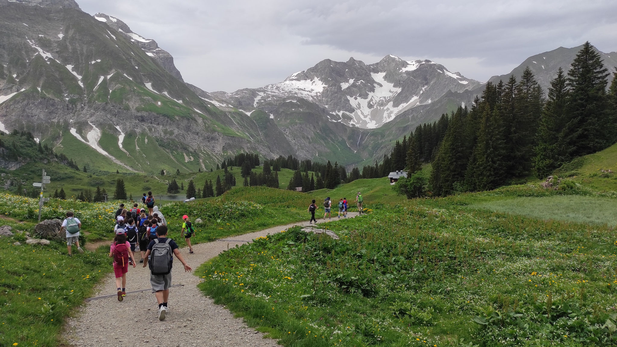 Auf einem gemütlichen Wanderweg....