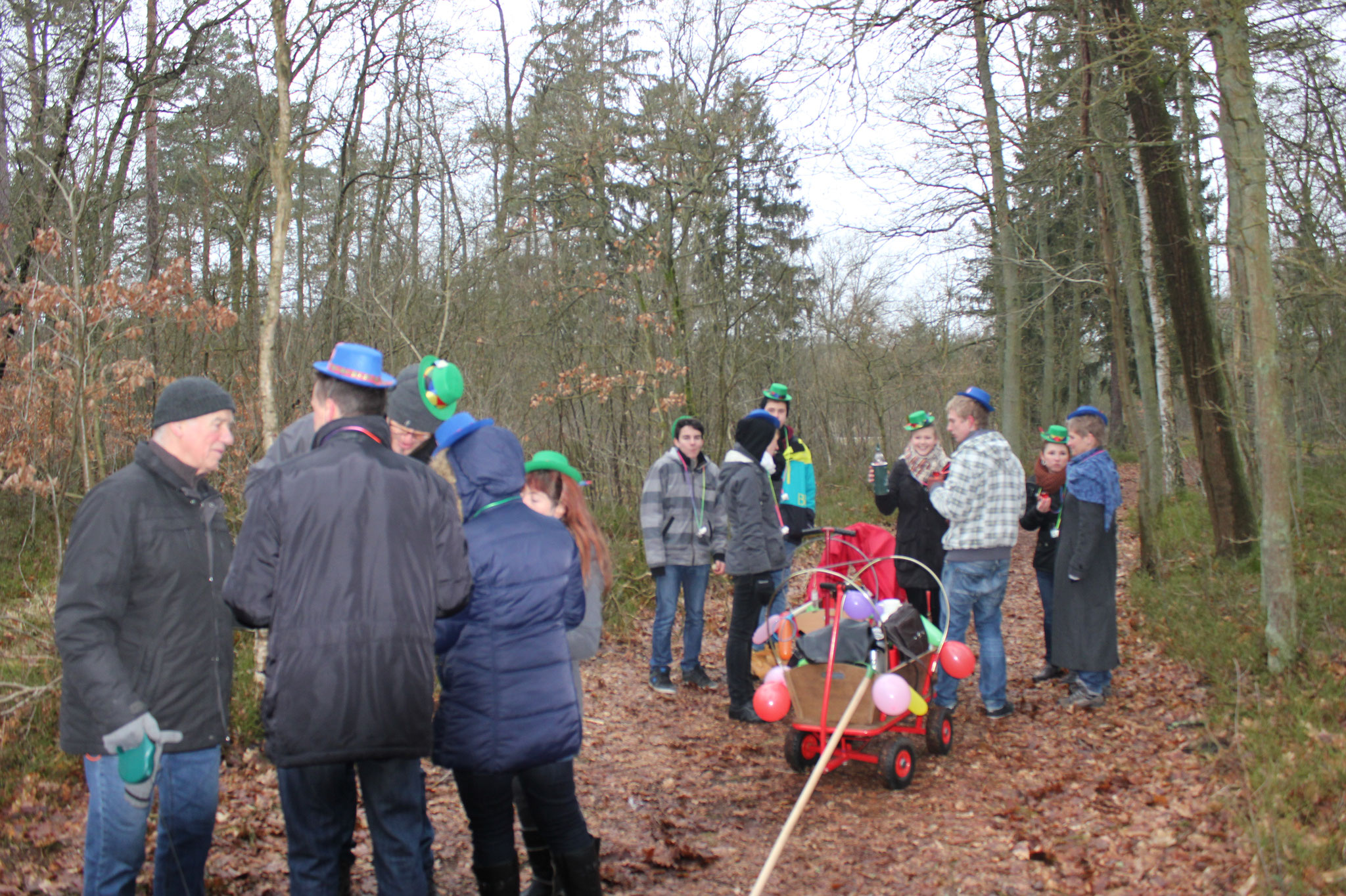 Bosseln in der Südheide . . . Das Heideblütenteam