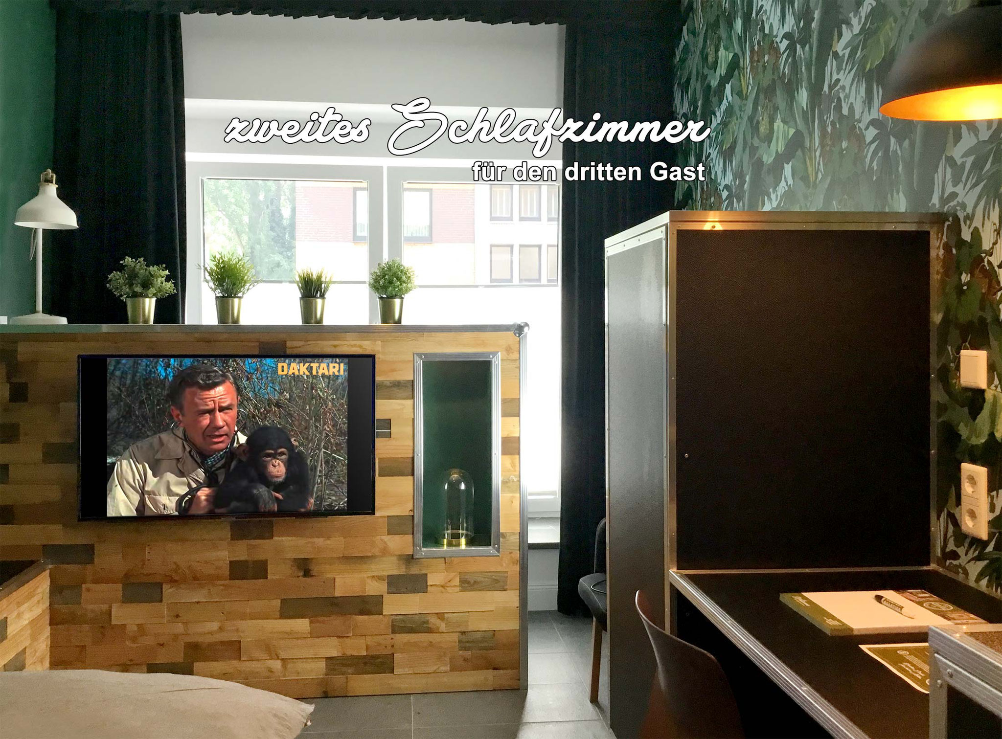 optionales zweites Schlafzimmer